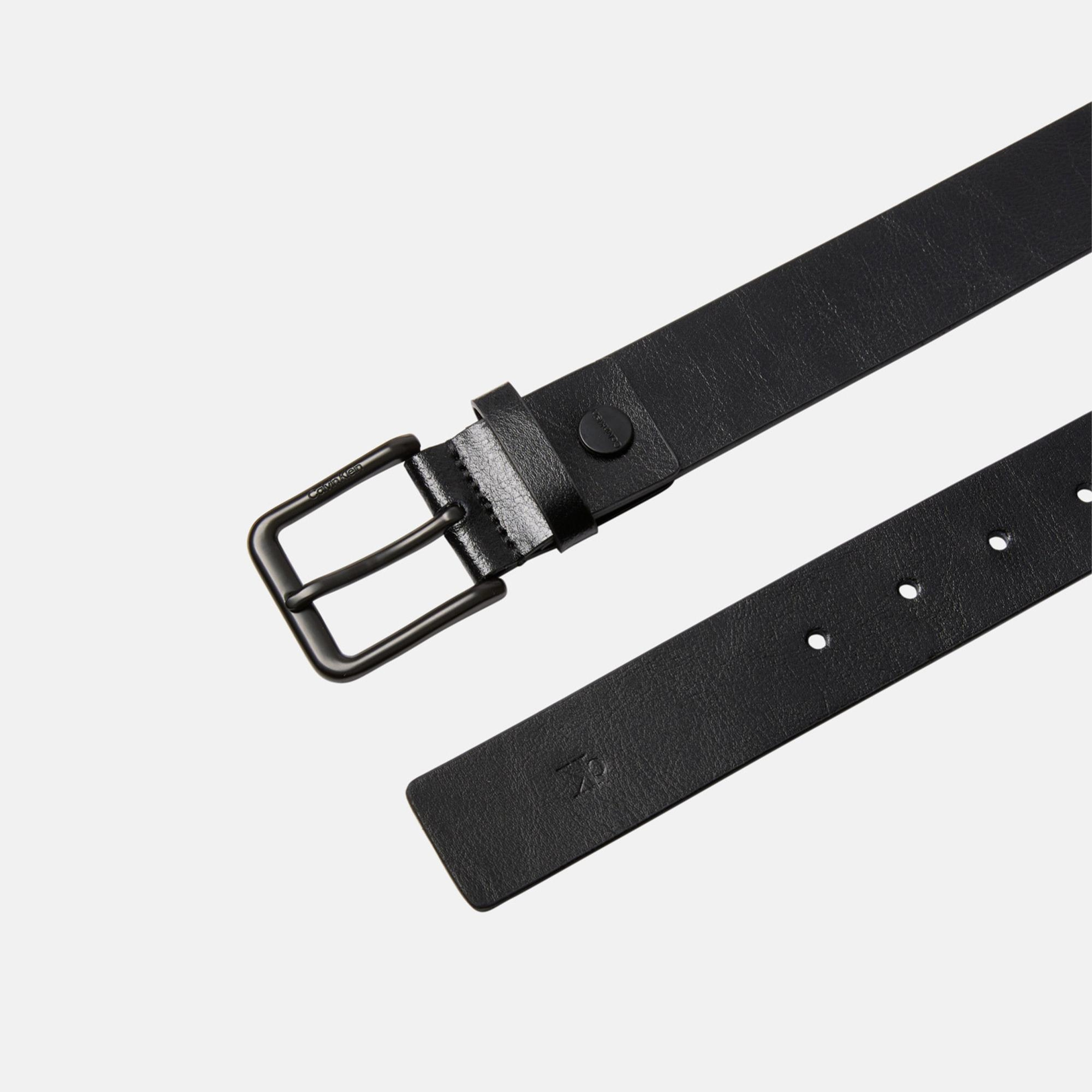 Calvin Klein Casual Pin Buckle Erkek Siyah Kemer