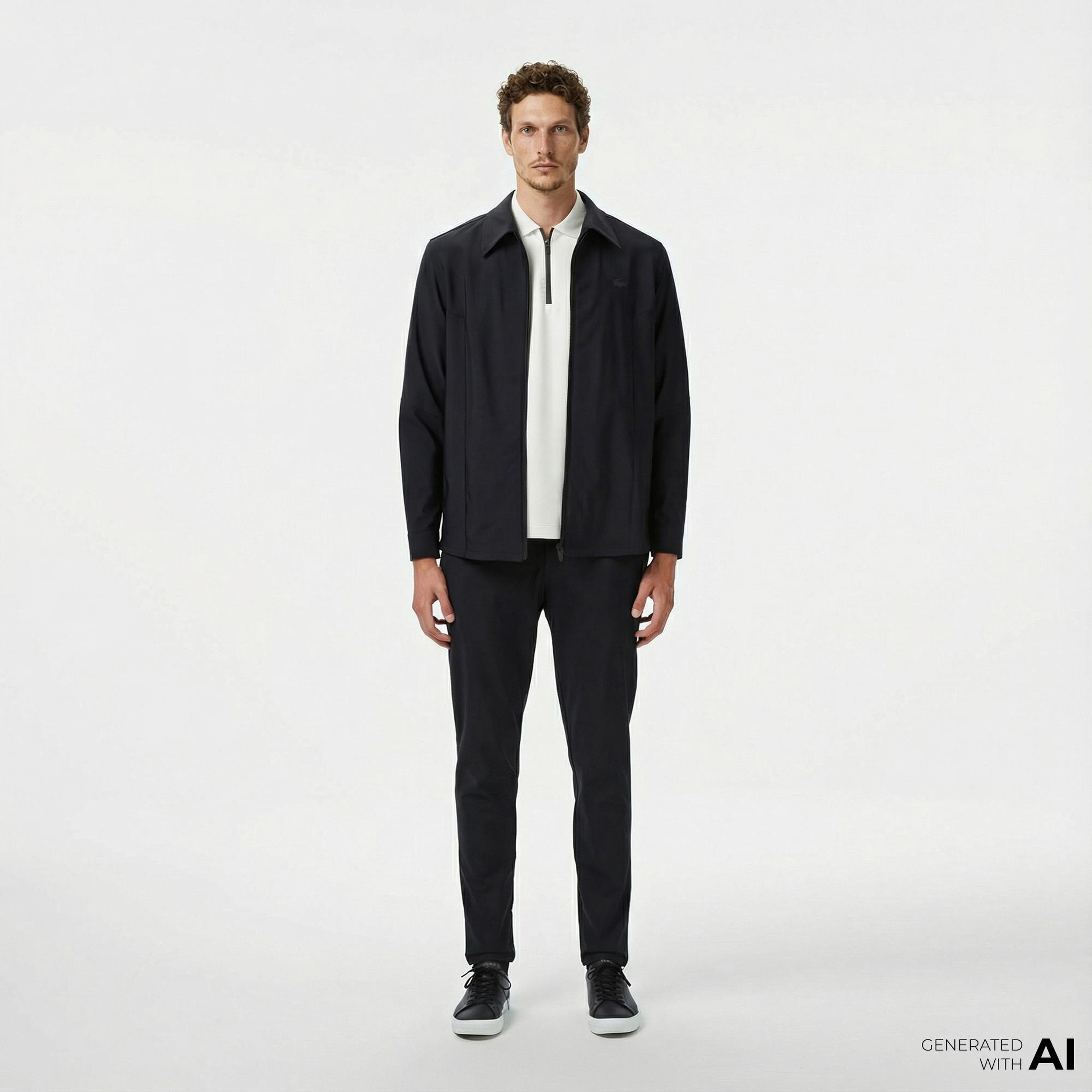 Lacoste Erkek Slim Fit Siyah Pantolon