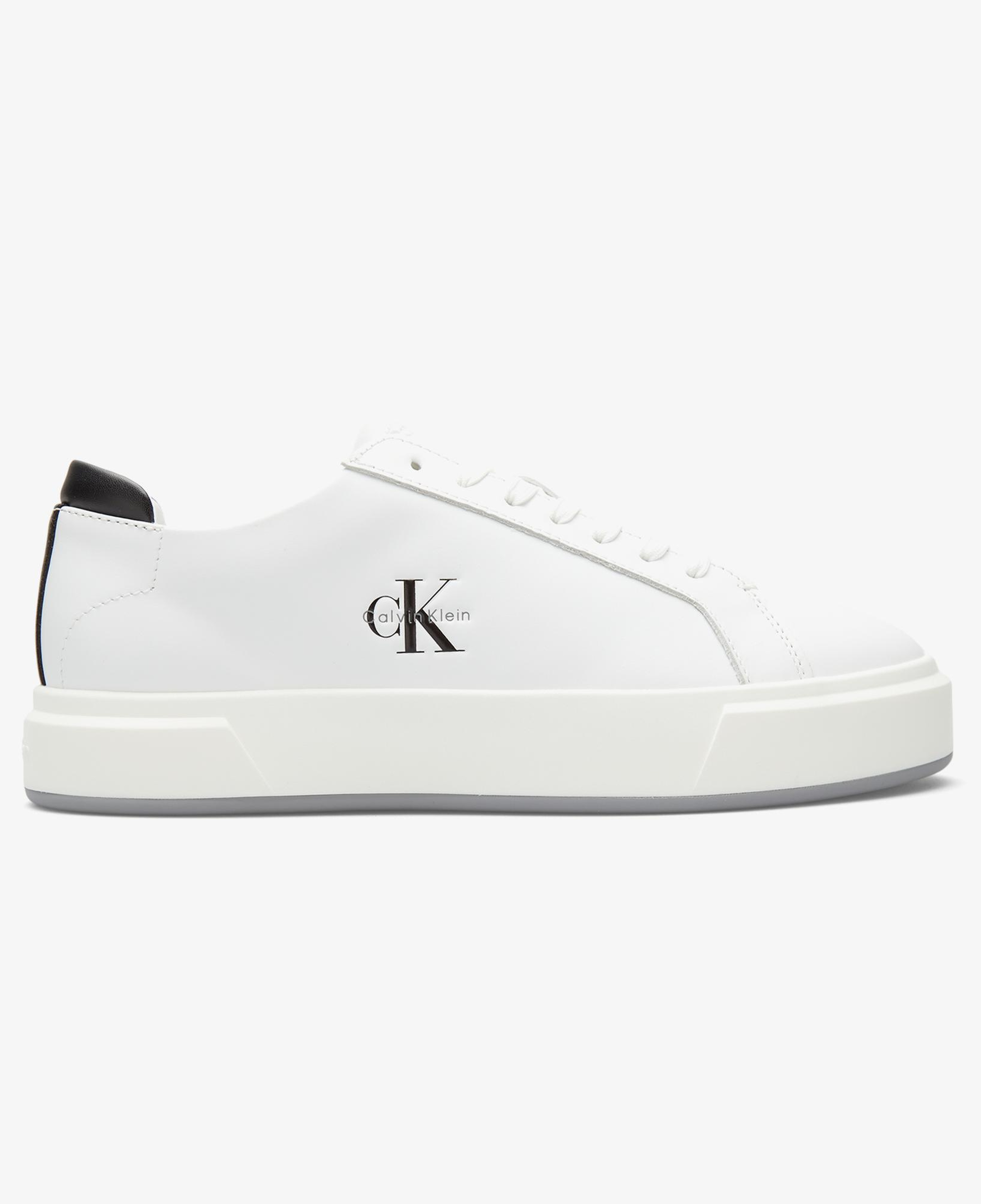 Calvin Klein Basket Cupsole Lace Up Erkek Beyaz Sneaker