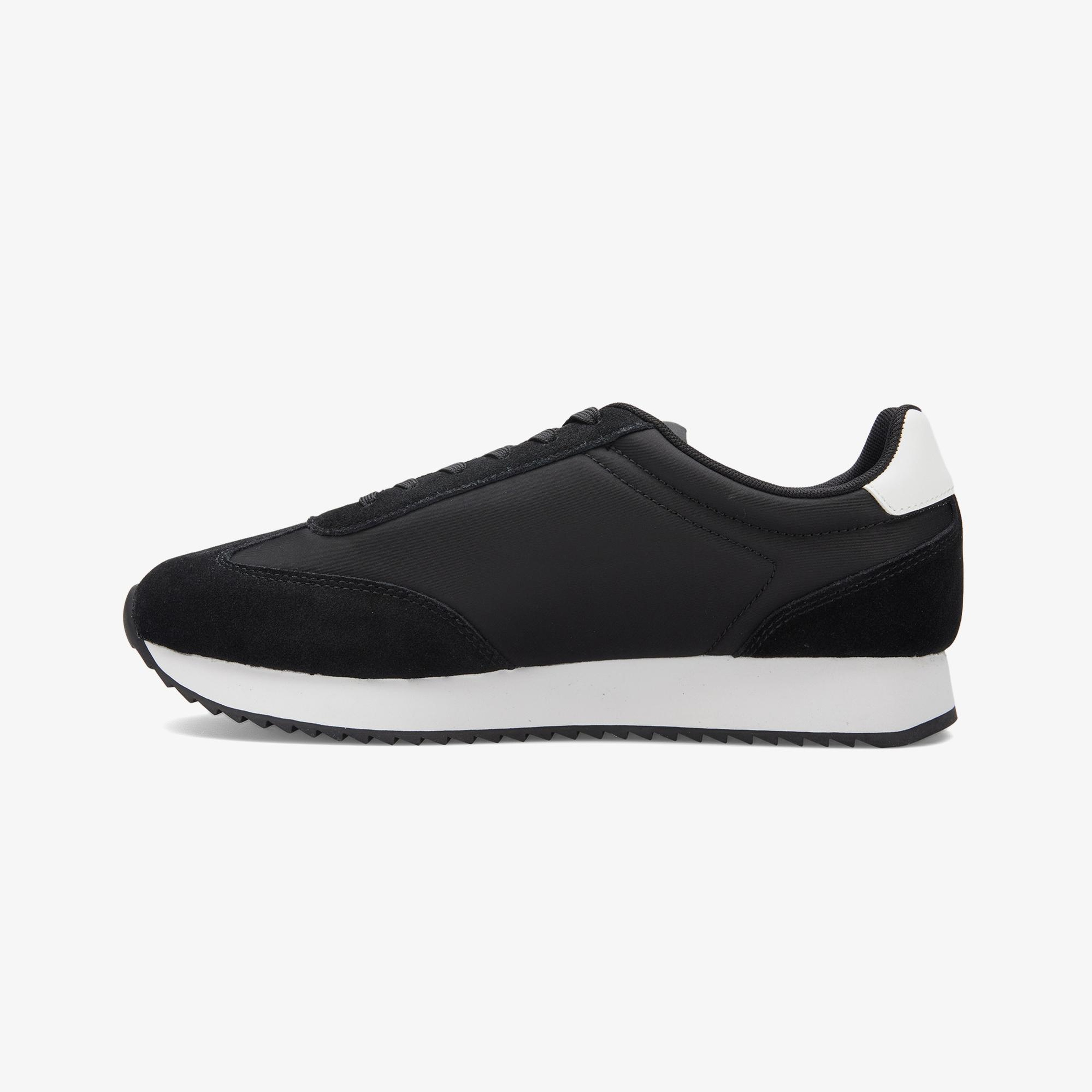 Calvin Klein Retro Runner Lace Up Erkek Siyah Sneaker