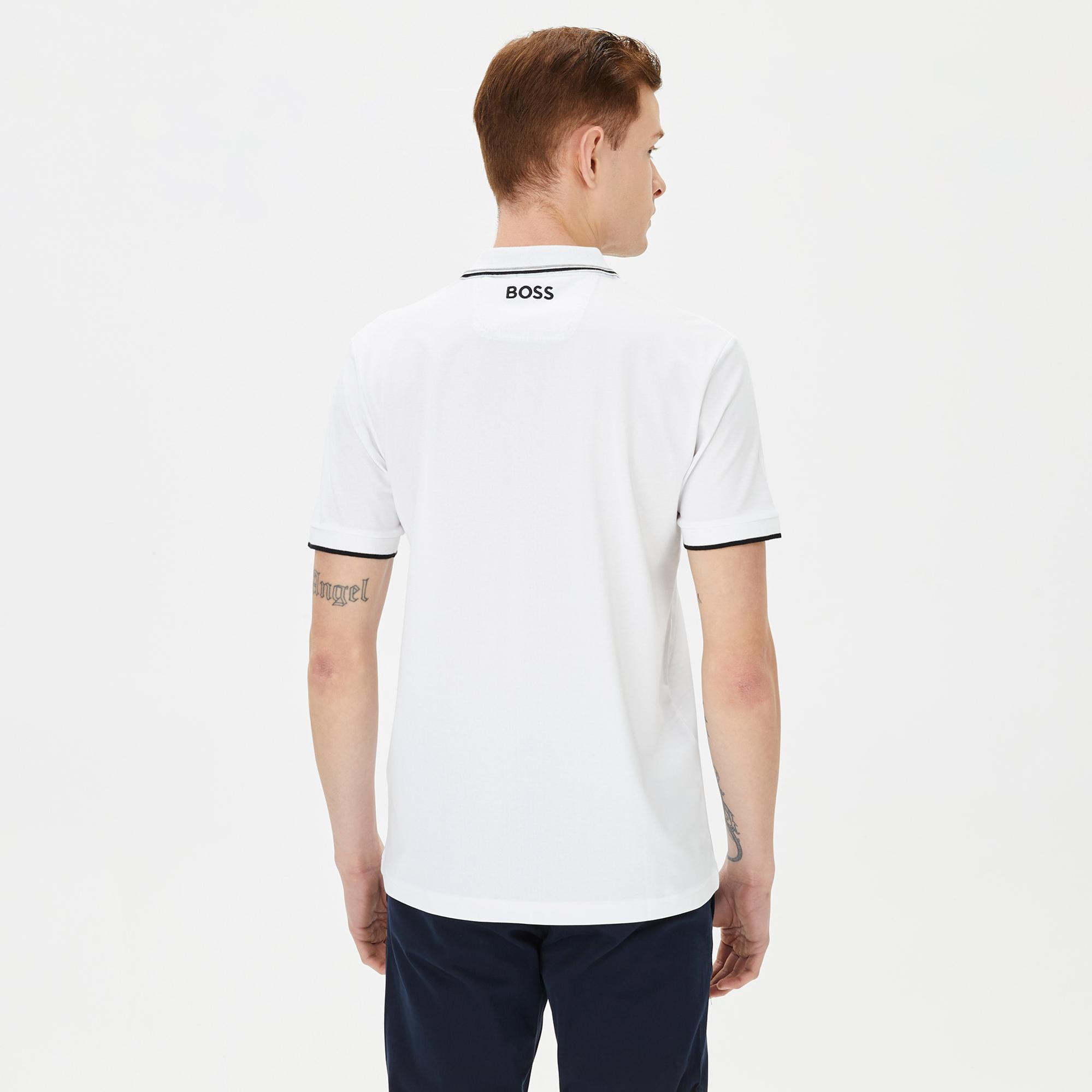 Boss Paddy Pro Erkek Beyaz Polo