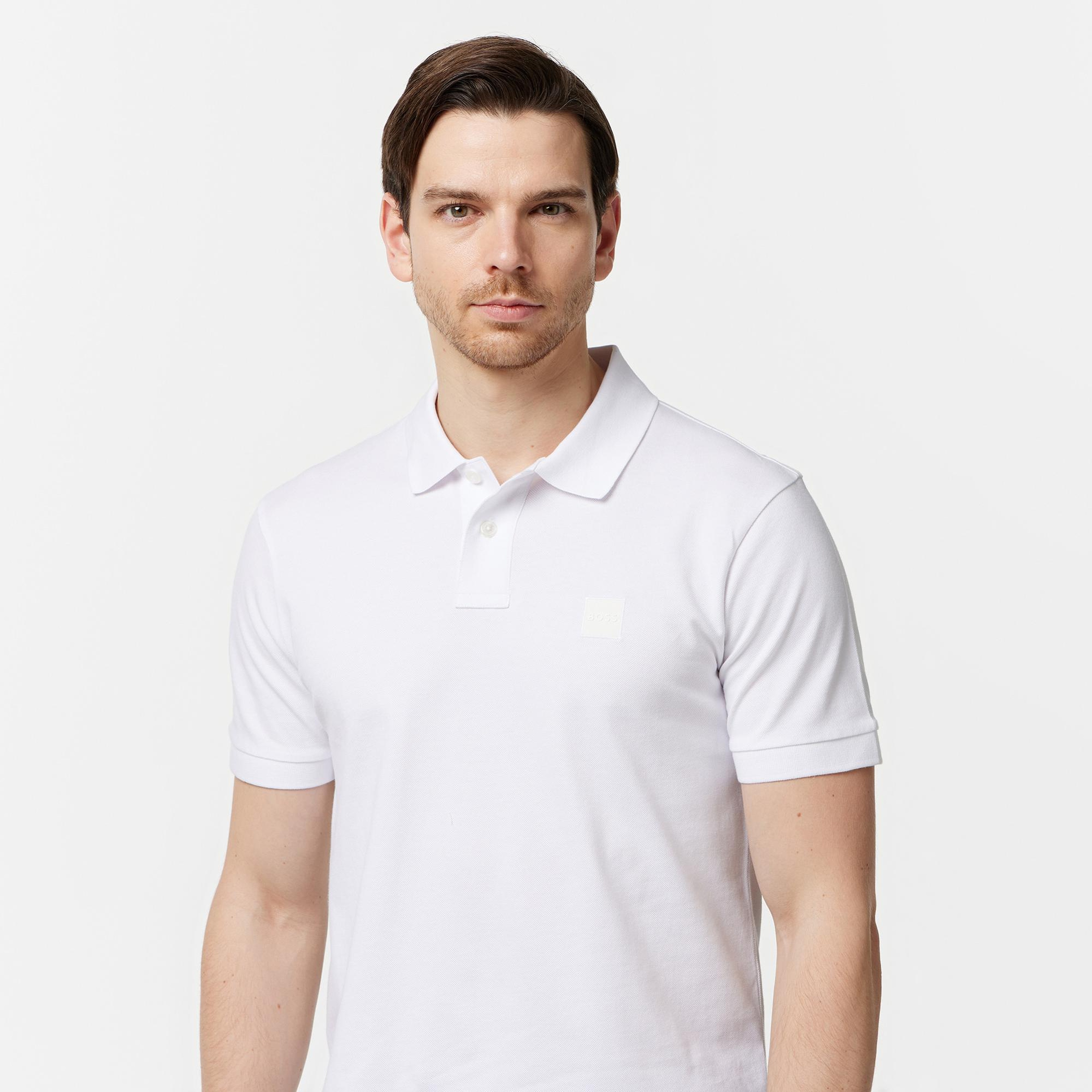 Boss Passenger Erkek Beyaz Polo