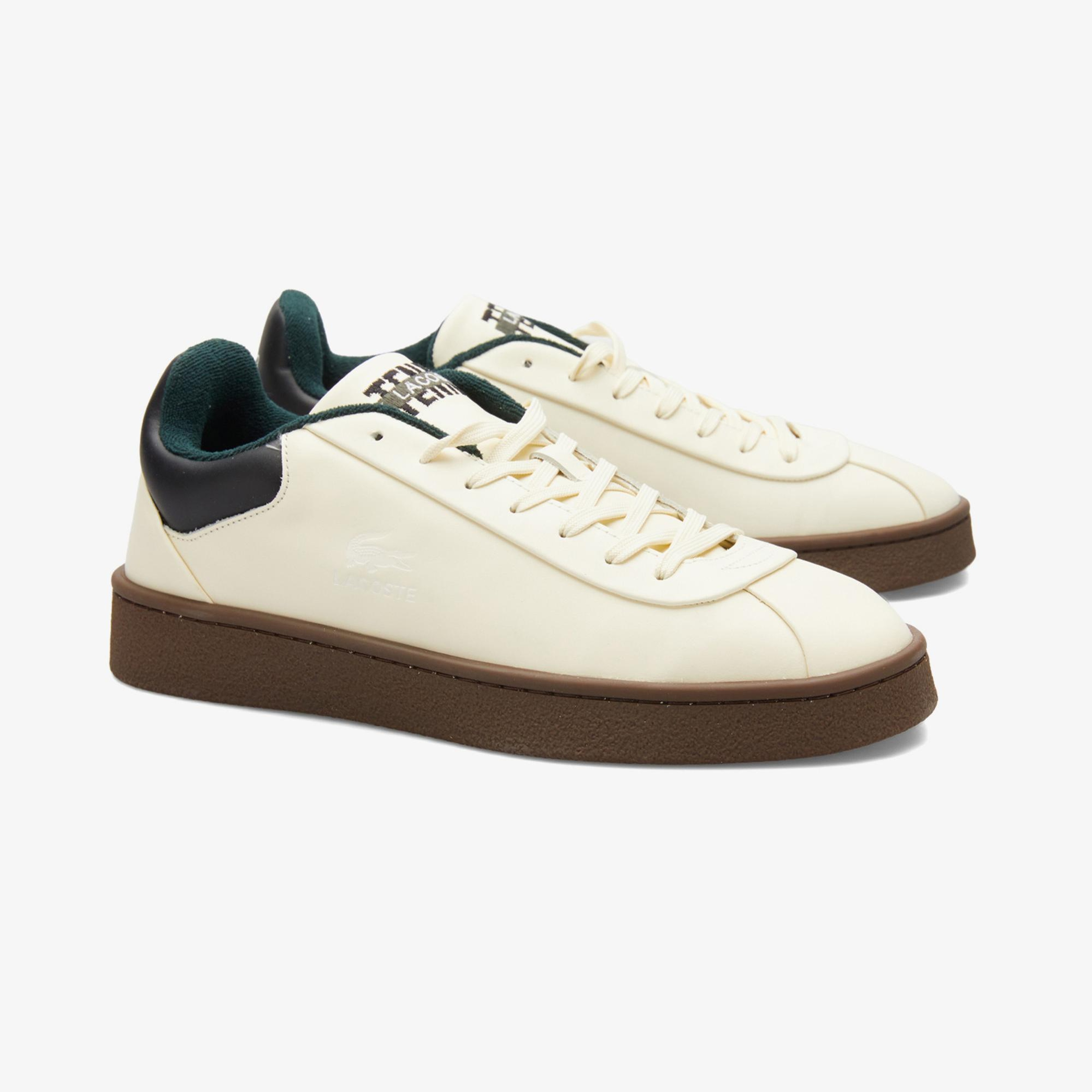 Lacoste Baseshot Premium Erkek Açık Kahverengi Sneaker