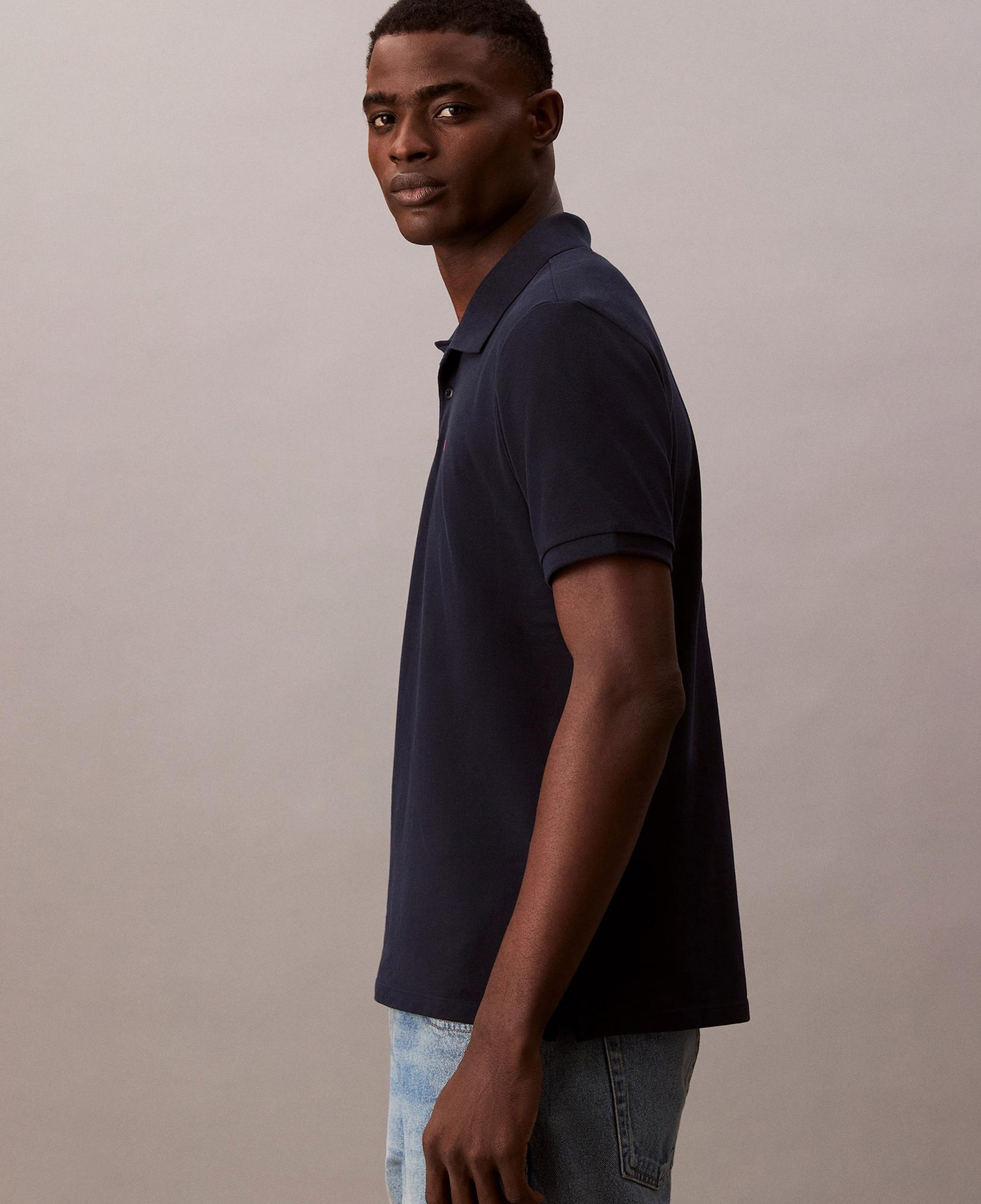 Calvin Klein Casual Pique Classic Erkek Lacivert Polo