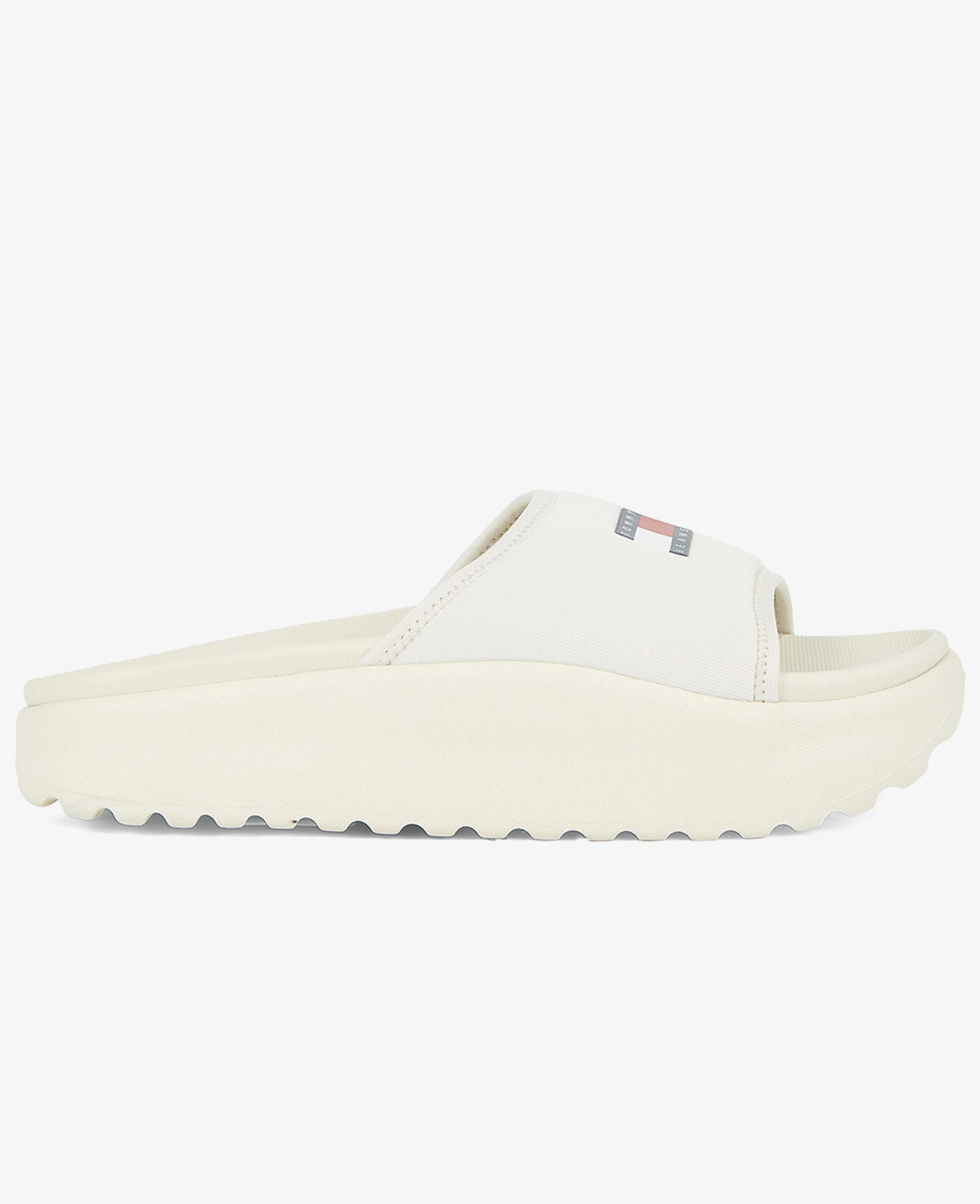Tommy Hilfiger Comfy Pool Kadın Bej Terlik