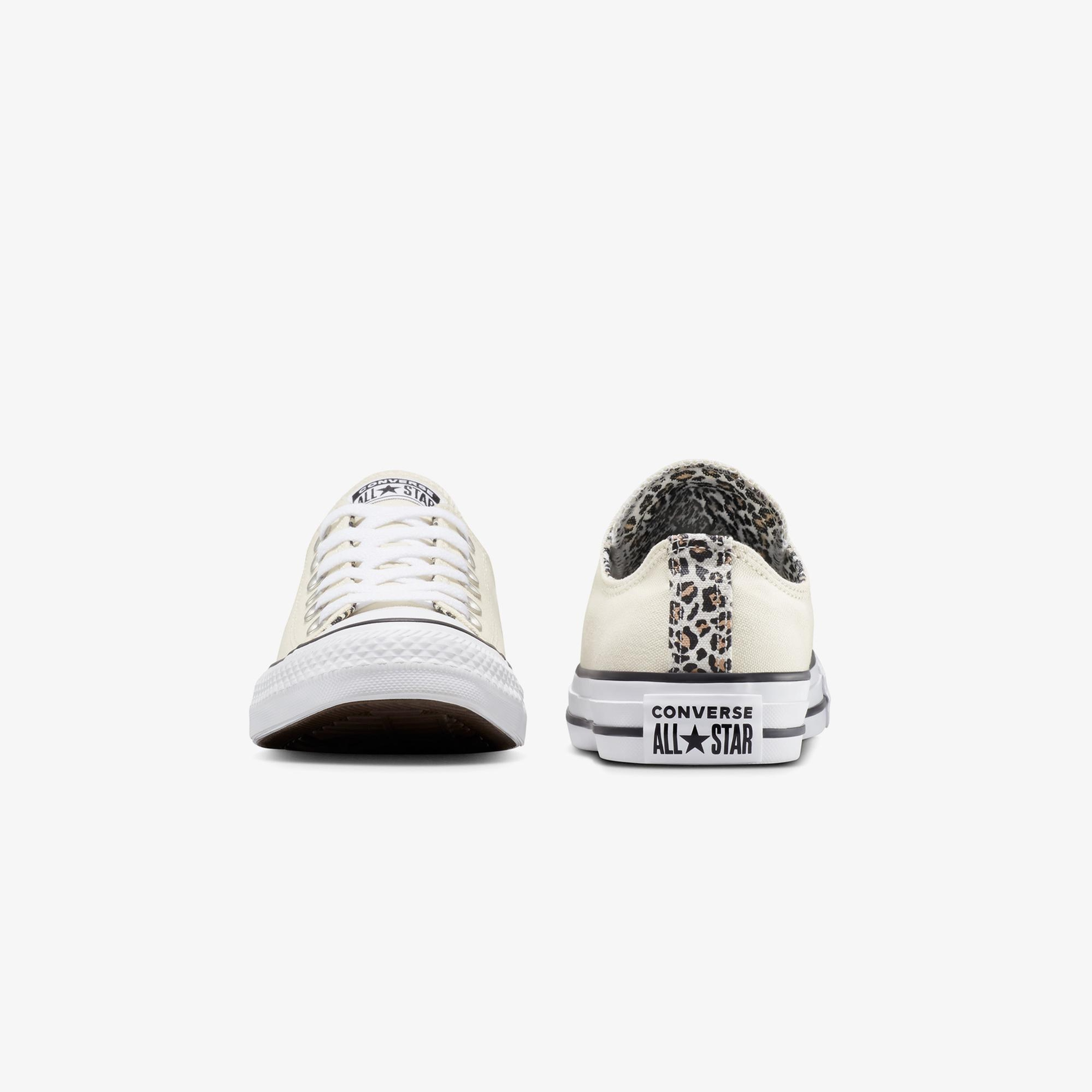 Converse Chuck Taylor All Star Leopard Unisex Krem Sneaker
