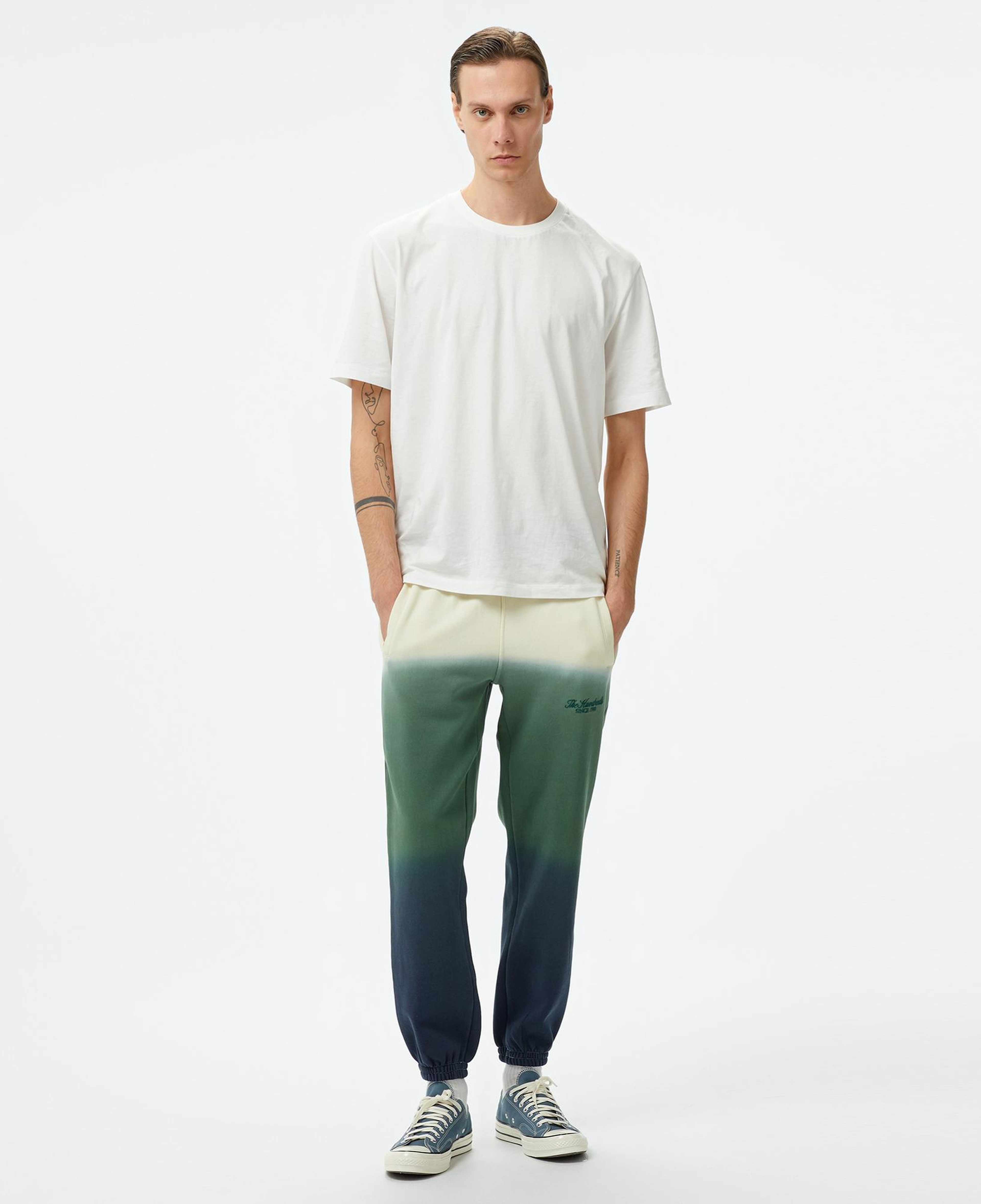 The Hundreds Gradient Erkek Beyaz Eşofman Altı