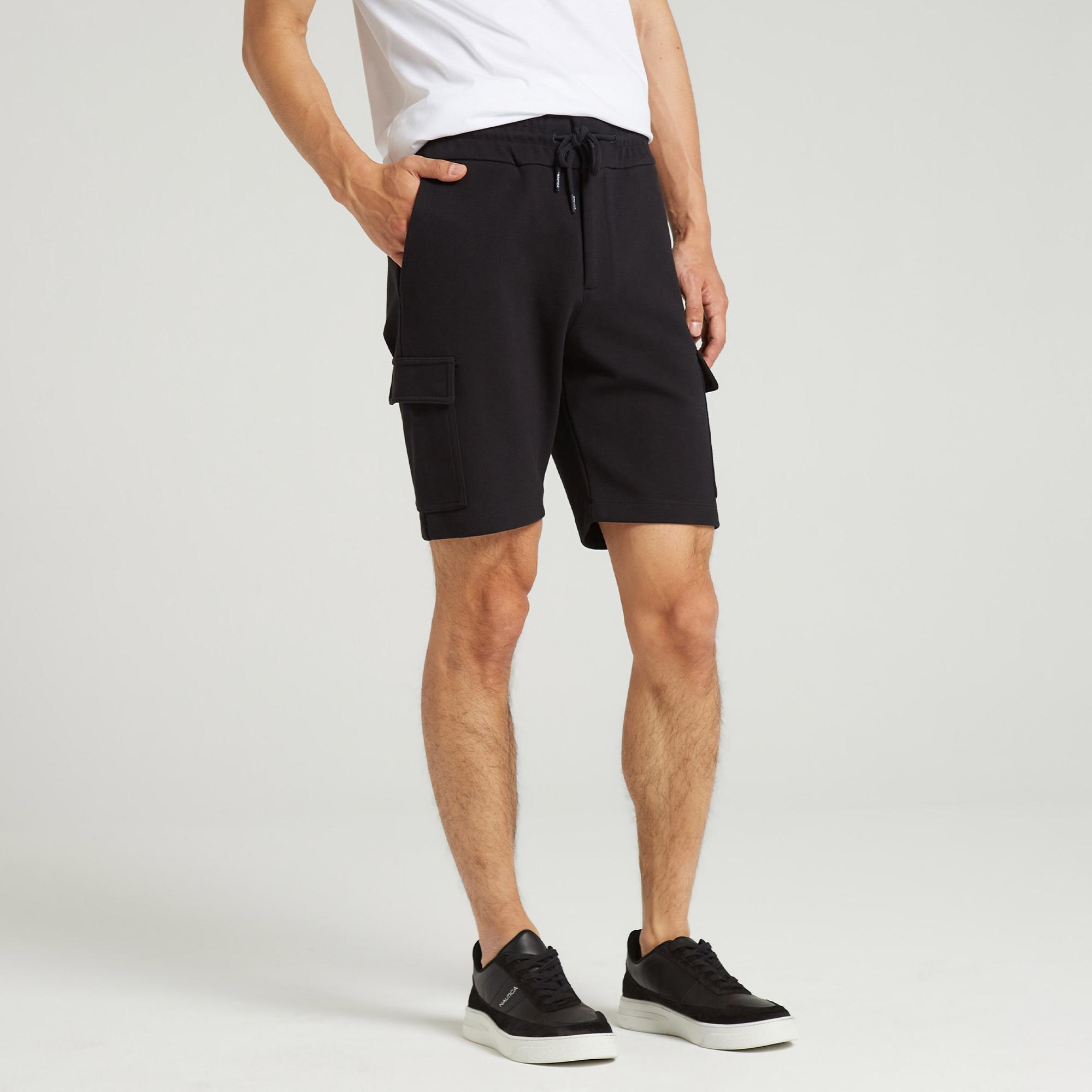 Nautica Erkek Siyah Standart Fit Şort