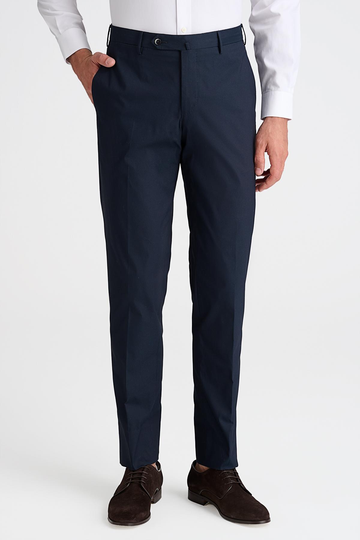 Erkek Lacivert Chino Pantolon