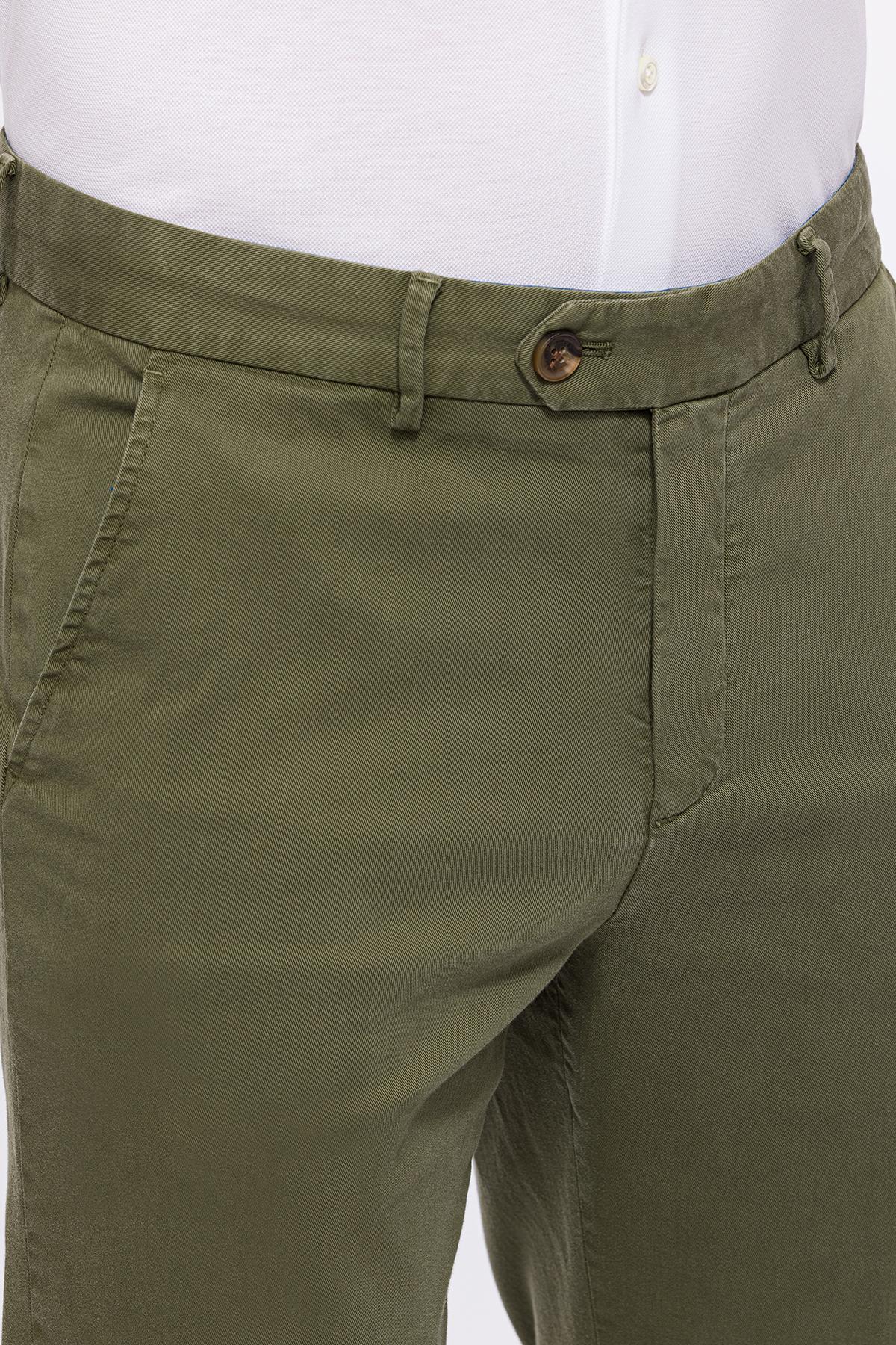 Erkek Haki Chino Pantolon