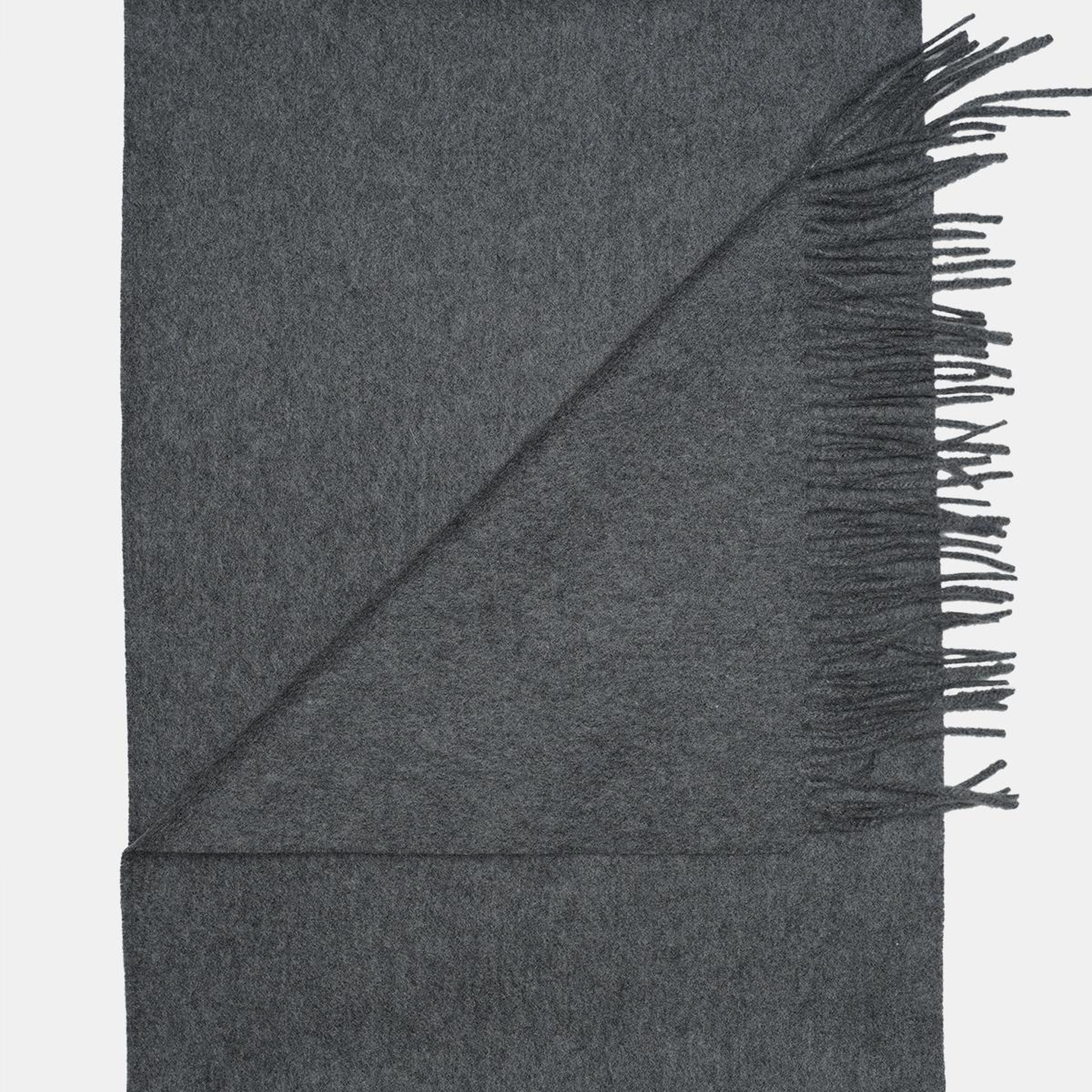 Erkek Gri Kaşmir Kaşkol