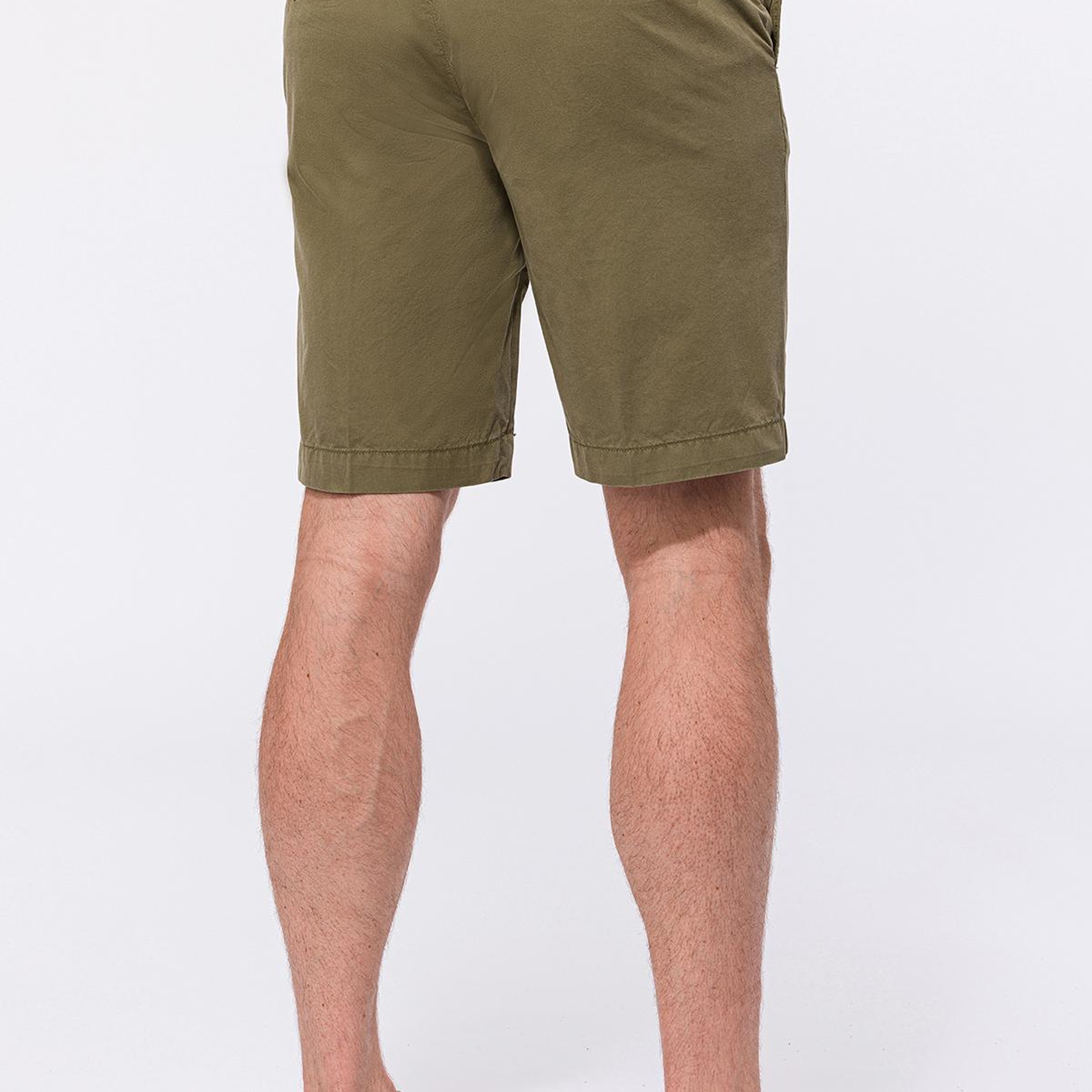 Erkek Haki Chino Şort