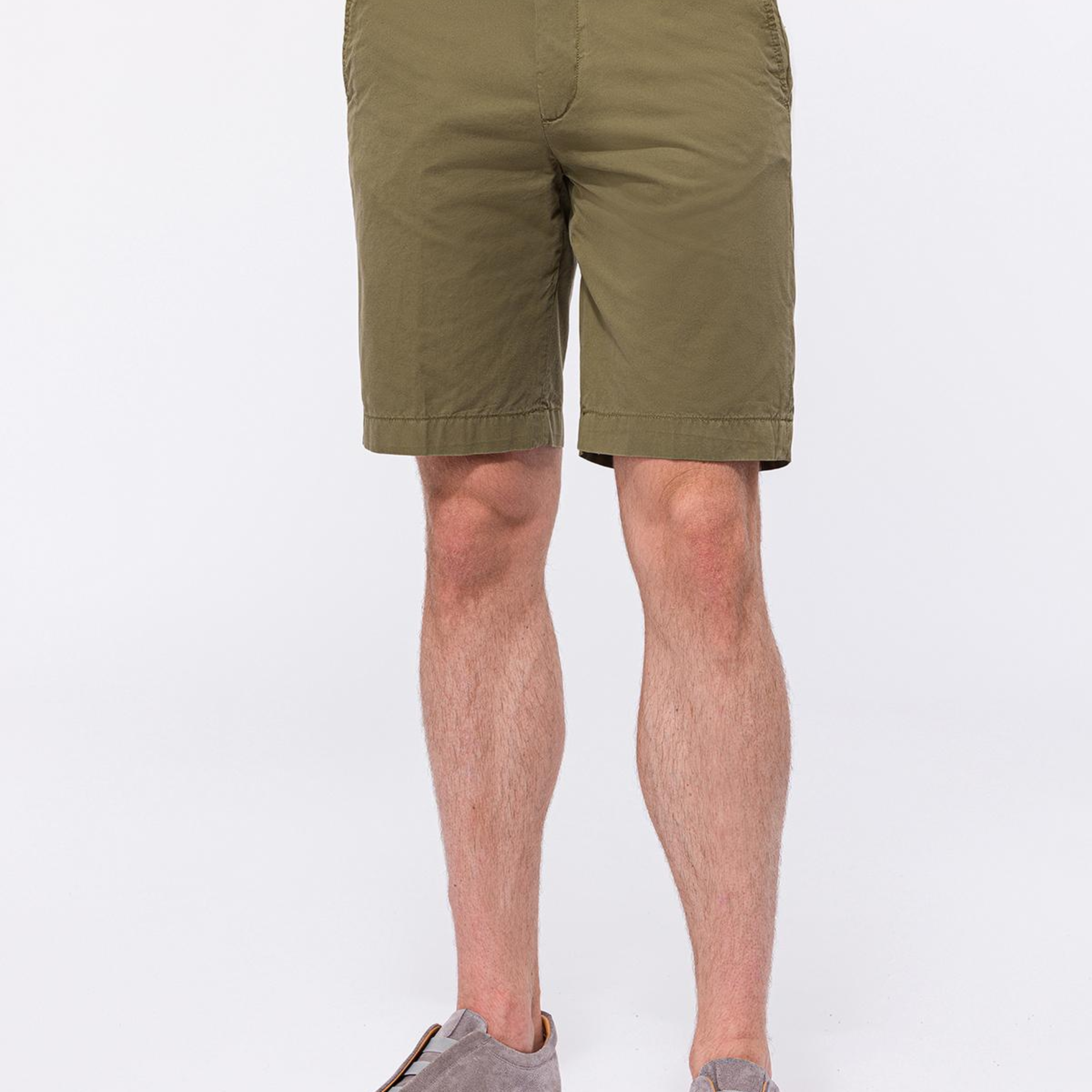 Erkek Haki Chino Şort