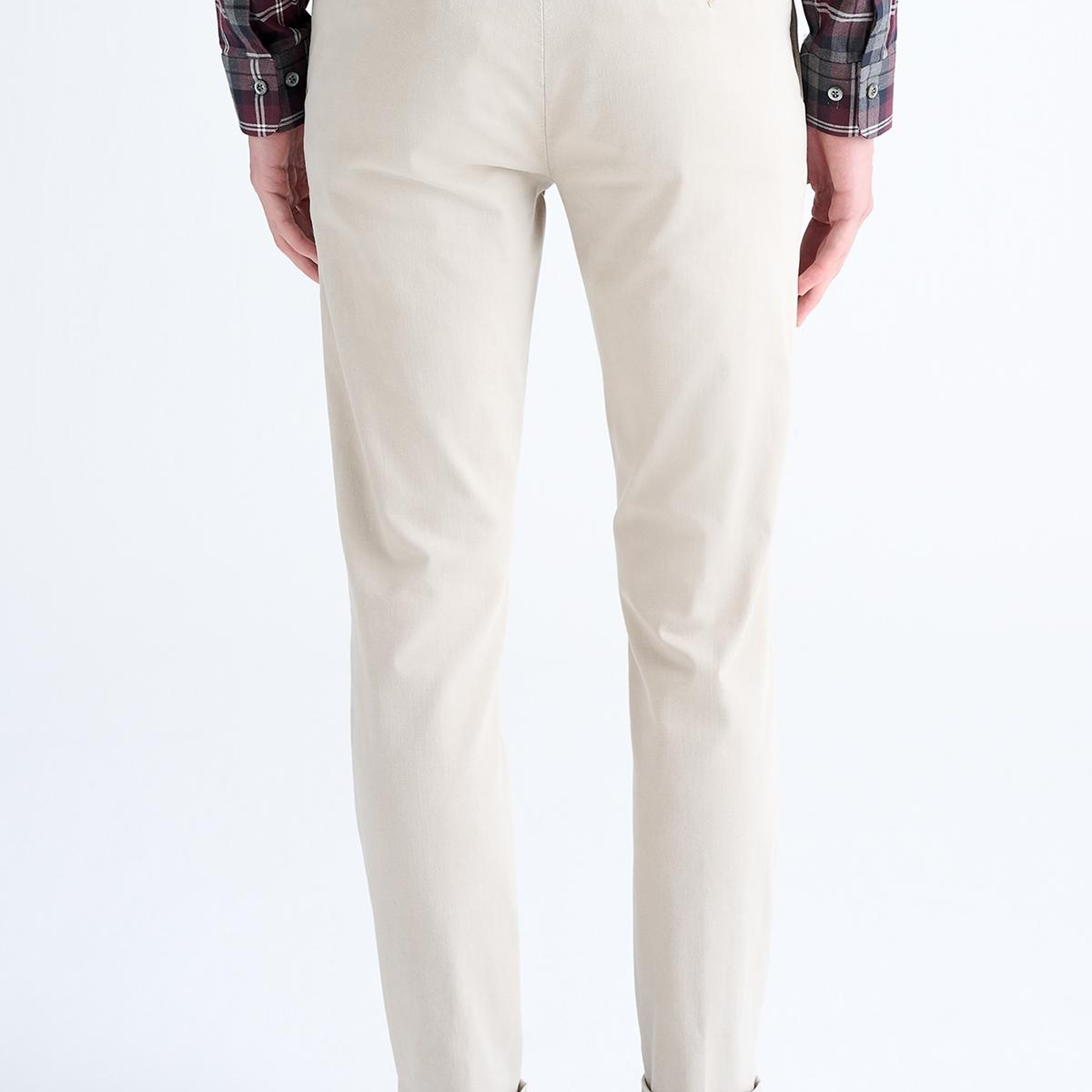 Erkek Bej Chino Pantolon