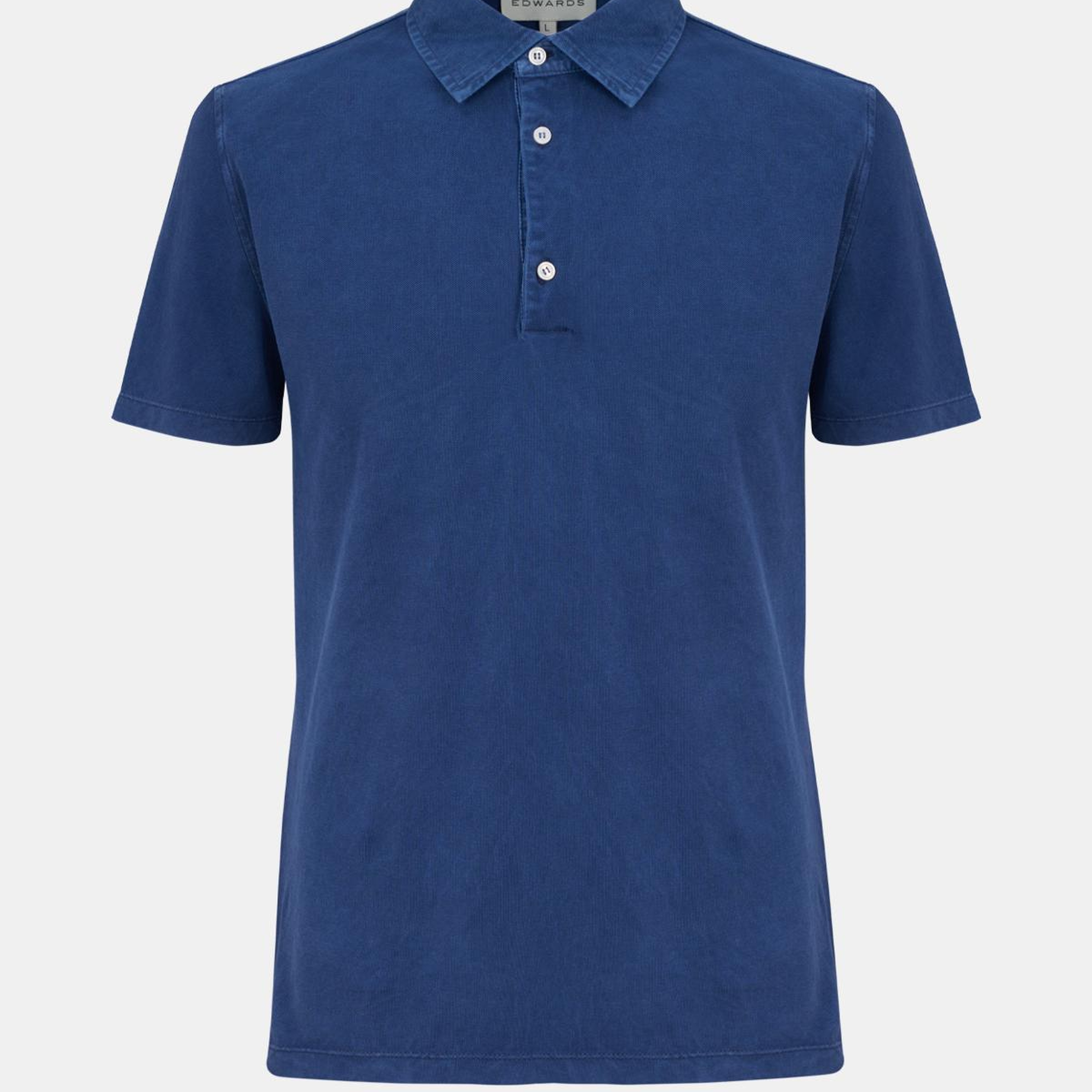 Erkek Koyu Mavi Pike Polo Yaka T-Shirt