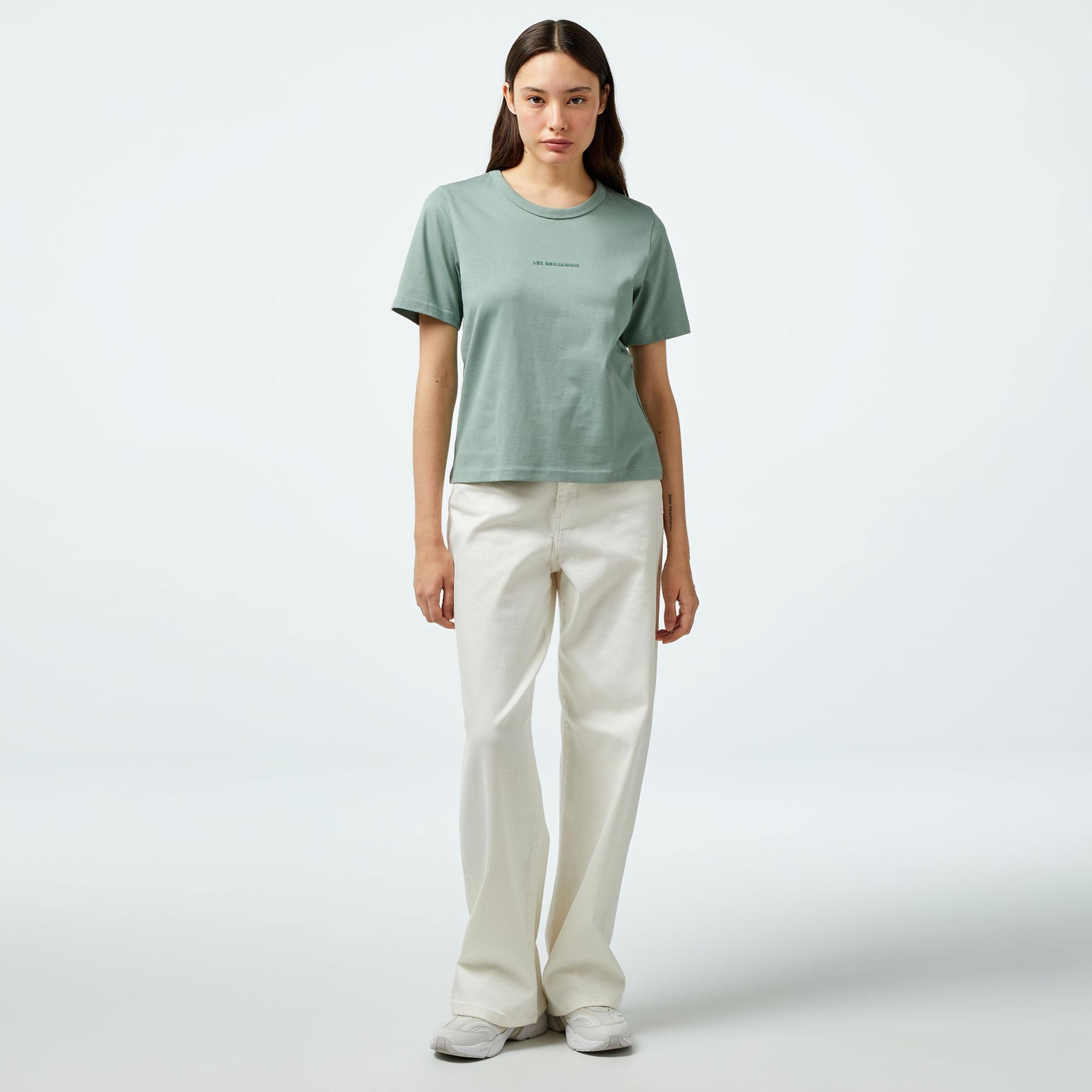 Les Benjamins Regular 404 Kadın Yeşil T-Shirt