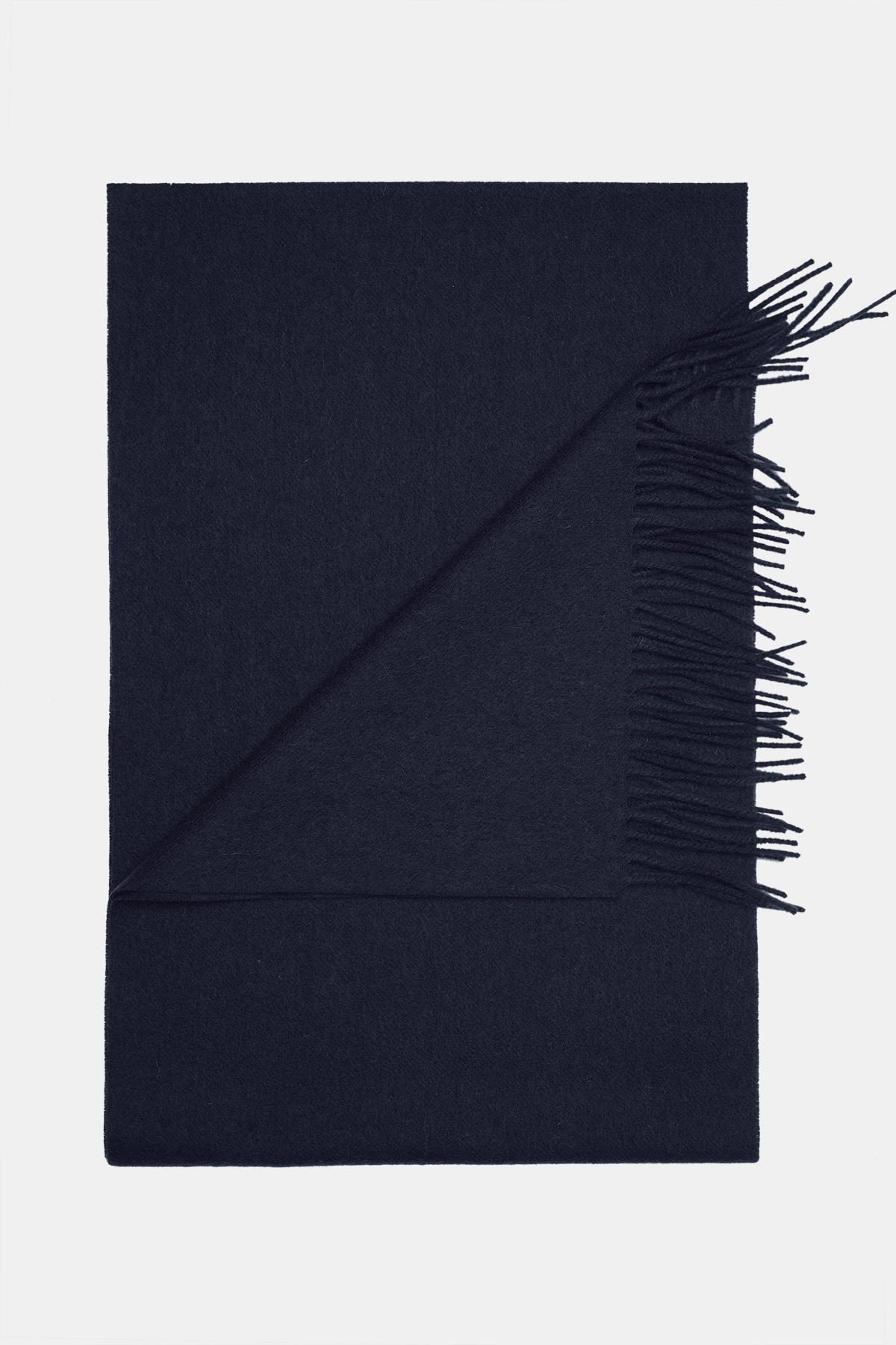 Erkek Lacivert Kaşmir Kaşkol