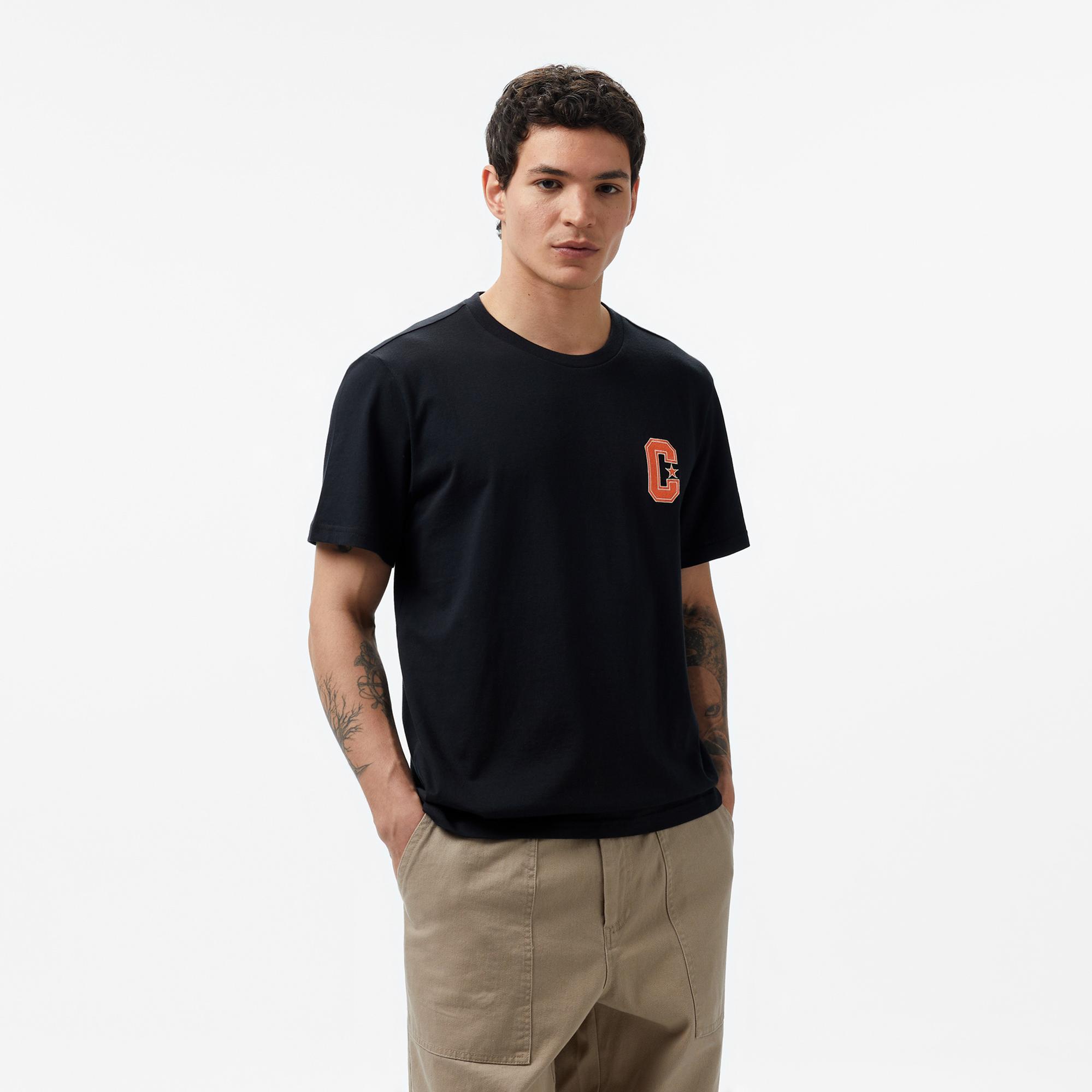 Converse Erkek Siyah T-Shirt