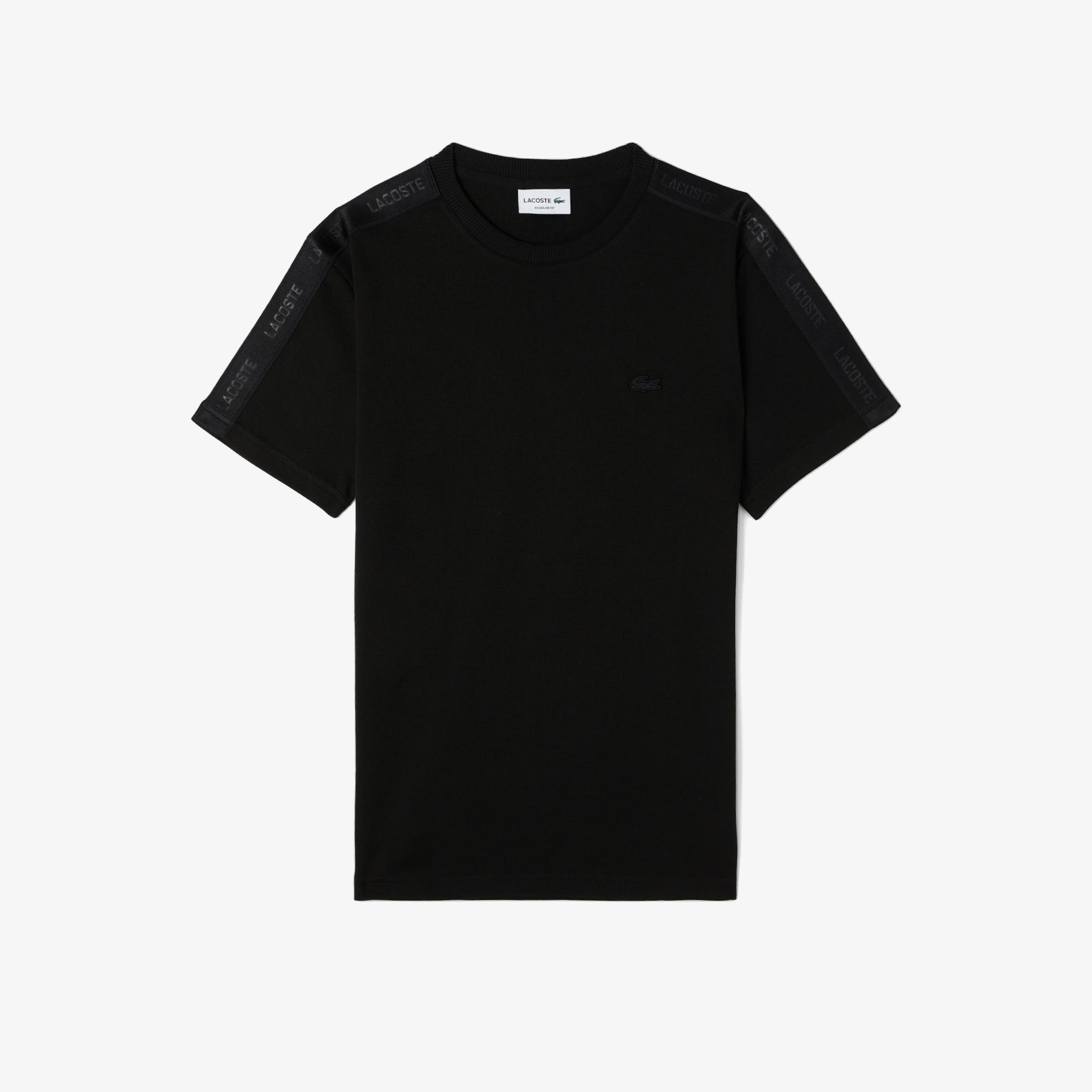 Lacoste Erkek Regular Fit Bisiklet Yaka Siyah T-Shirt