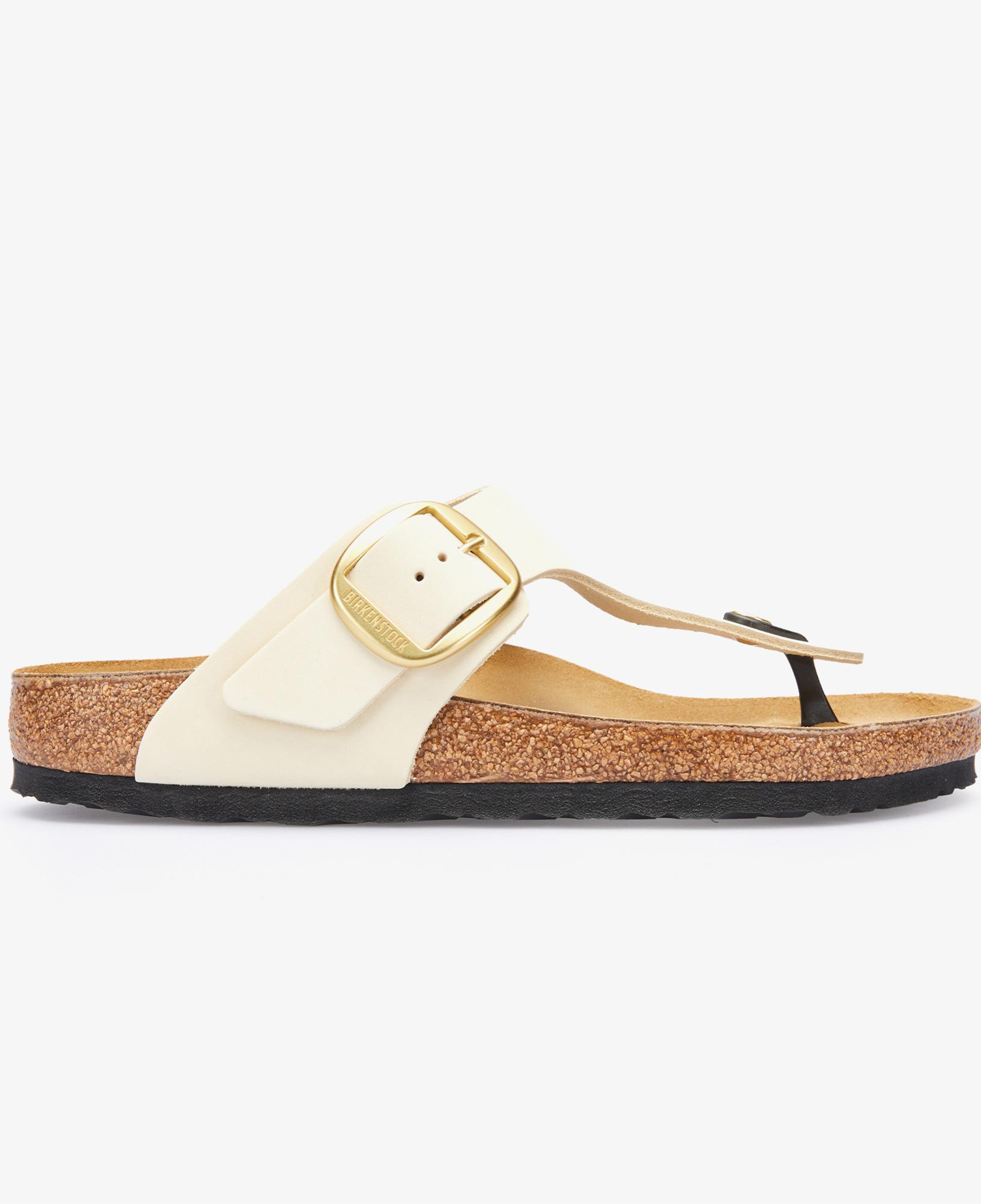 Birkenstock Gizeh Big Buckle Nu Kadın Krem Terlik