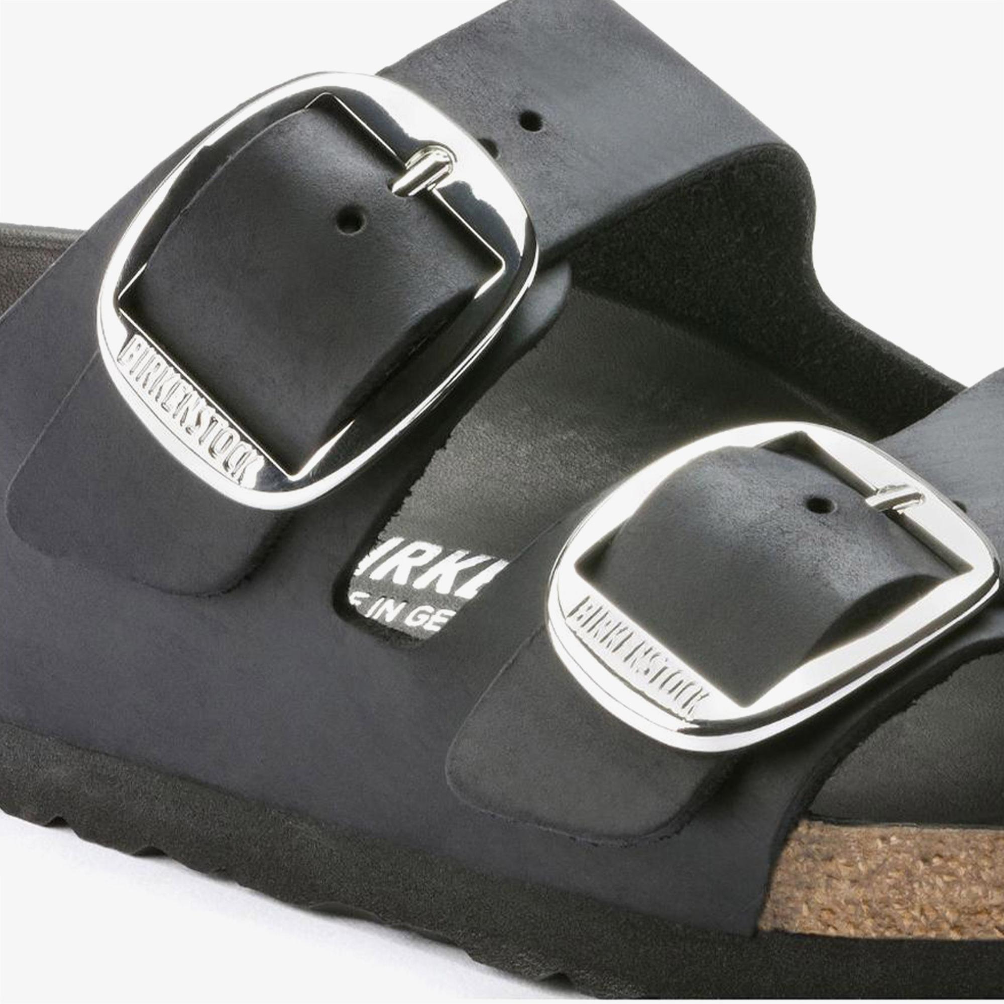 Birkenstock Arizona Big Buckle Leoi Kadın Siyah Terlik