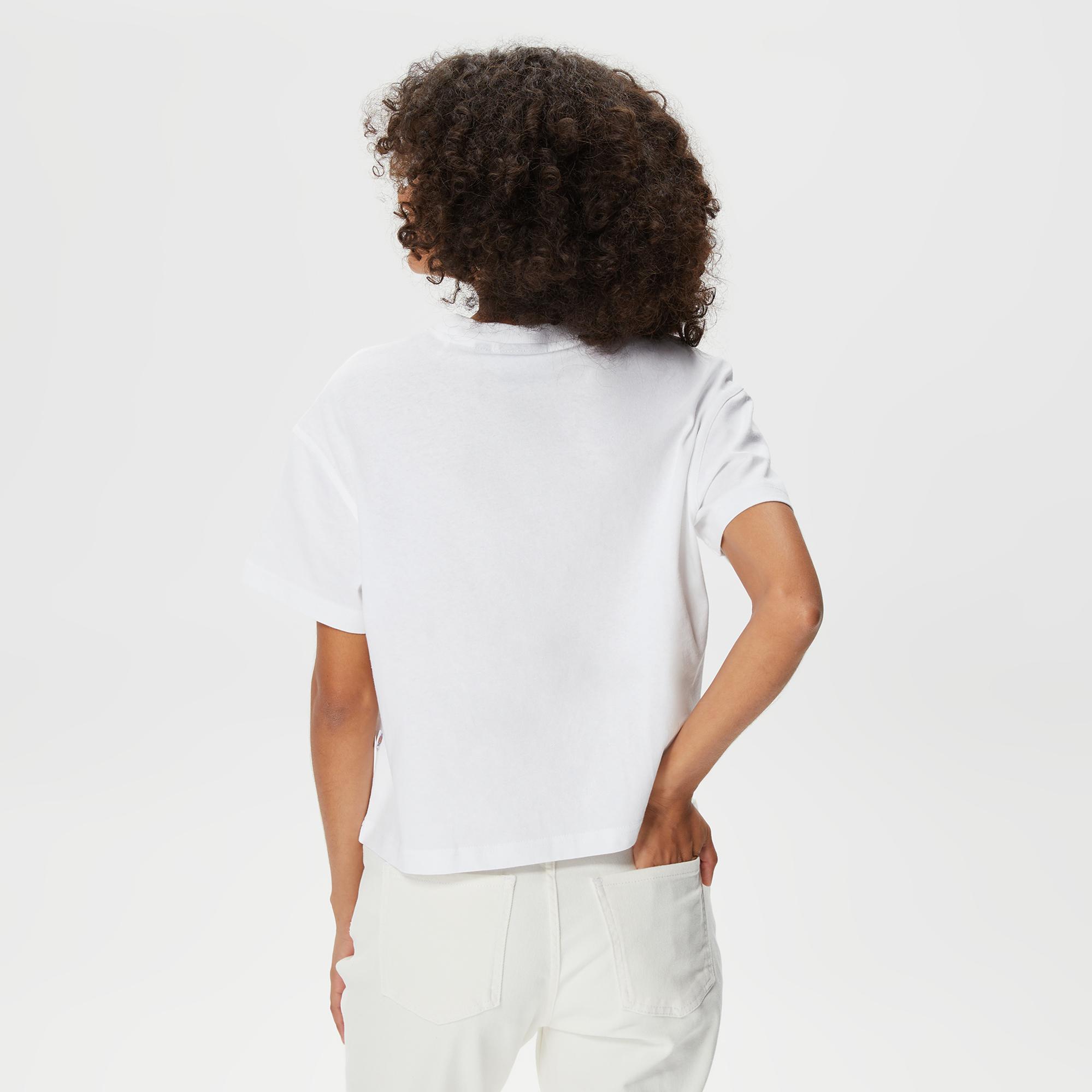 Dickies Oakport Boxy Kadın Beyaz T-Shirt