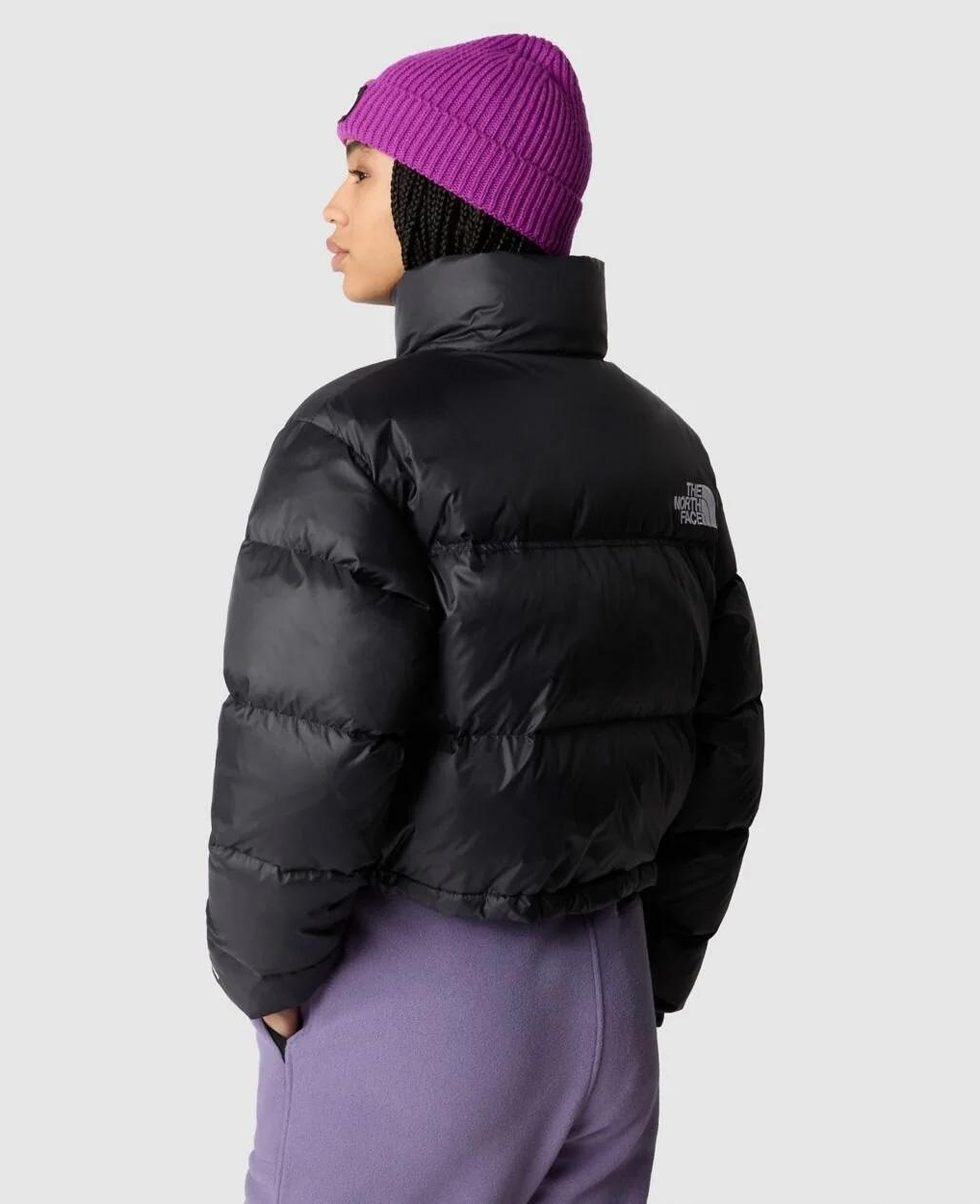 The North Face Nuptse Short Kadın Siyah Mont