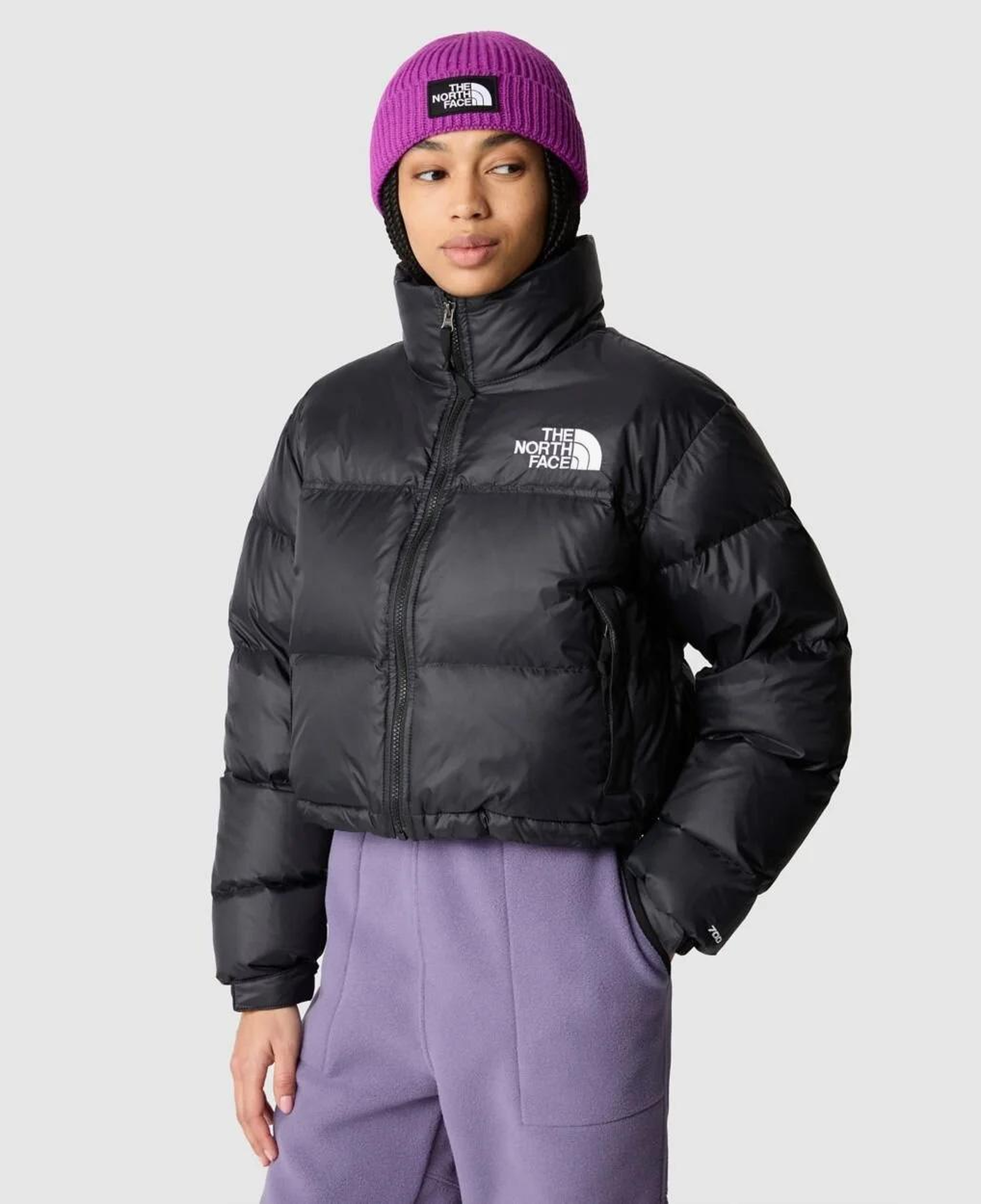 The North Face Nuptse Short Kadın Siyah Mont