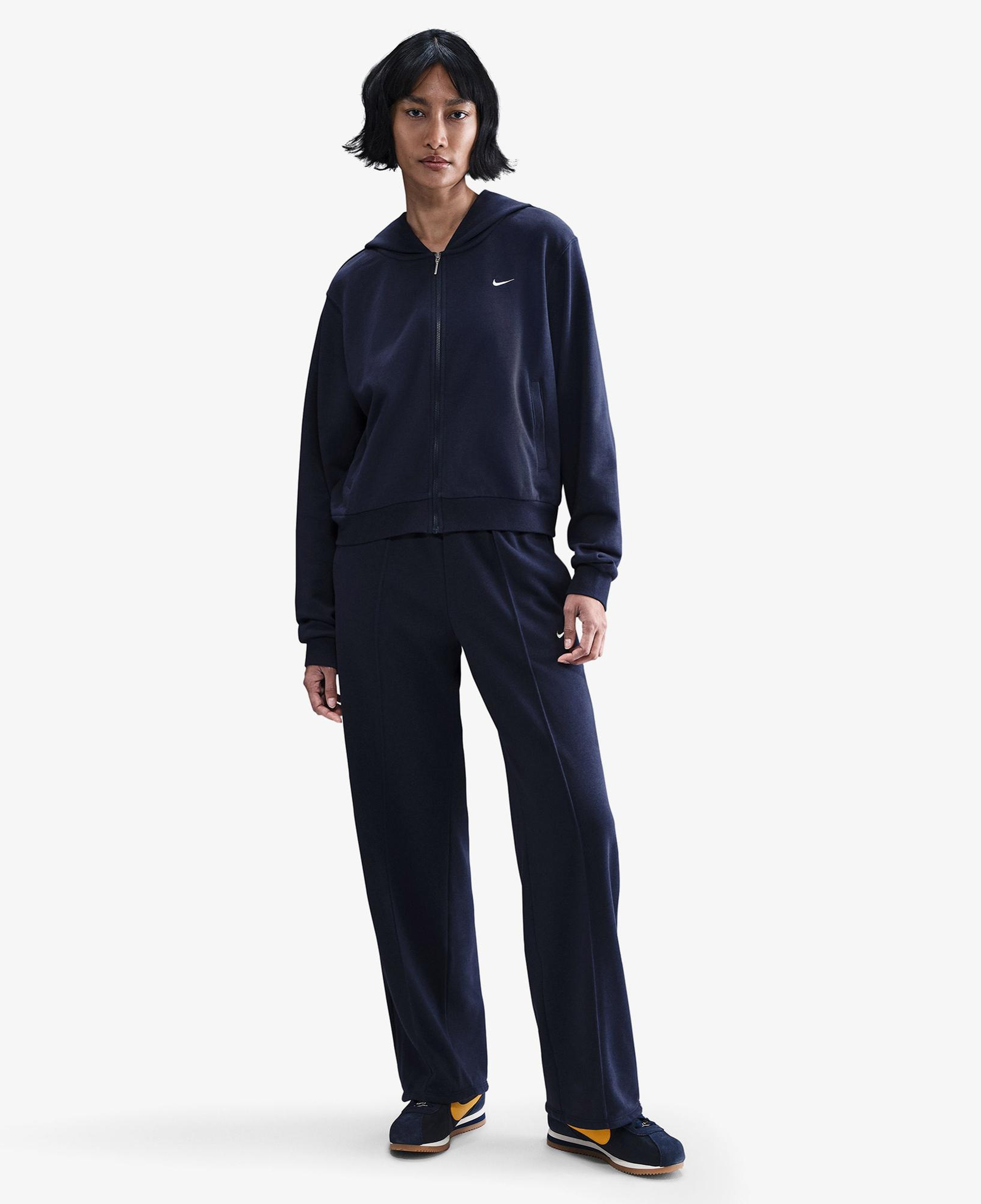 Nike Sportswear Chill Terry Kadın Lacivert Eşofman Üstü