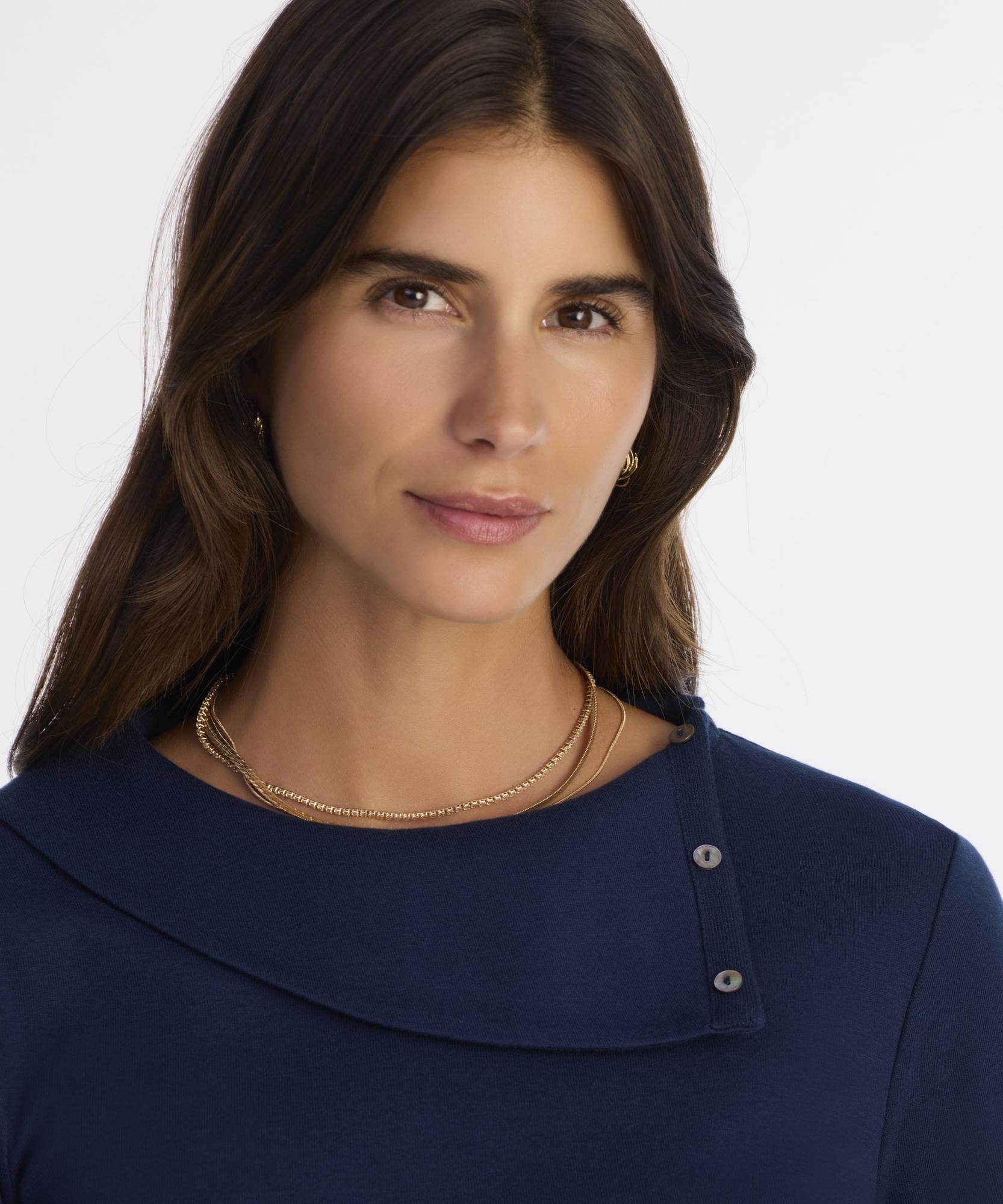 YARGICI Regular Kayık Yaka Uzun Kol Kazak