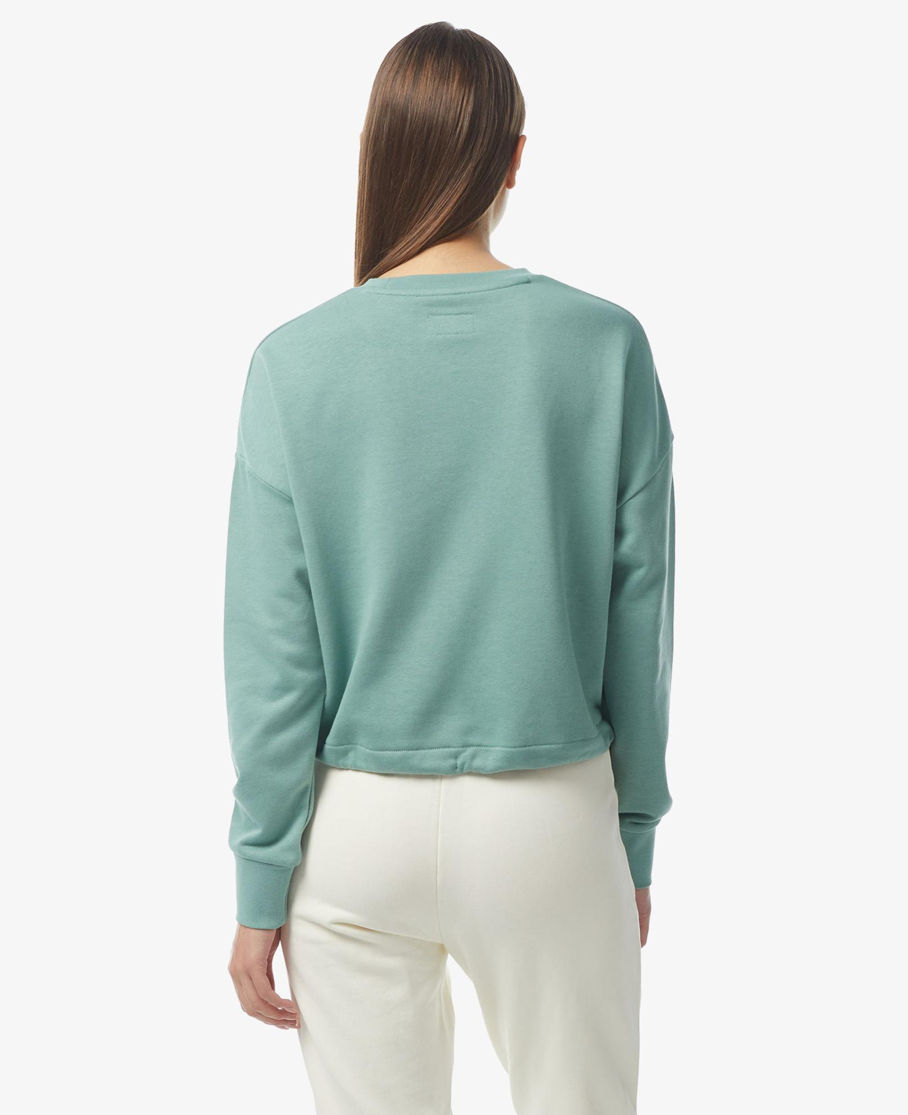 Converse Chuck Taylor Embro Crew Kadın Yeşil Sweatshirt