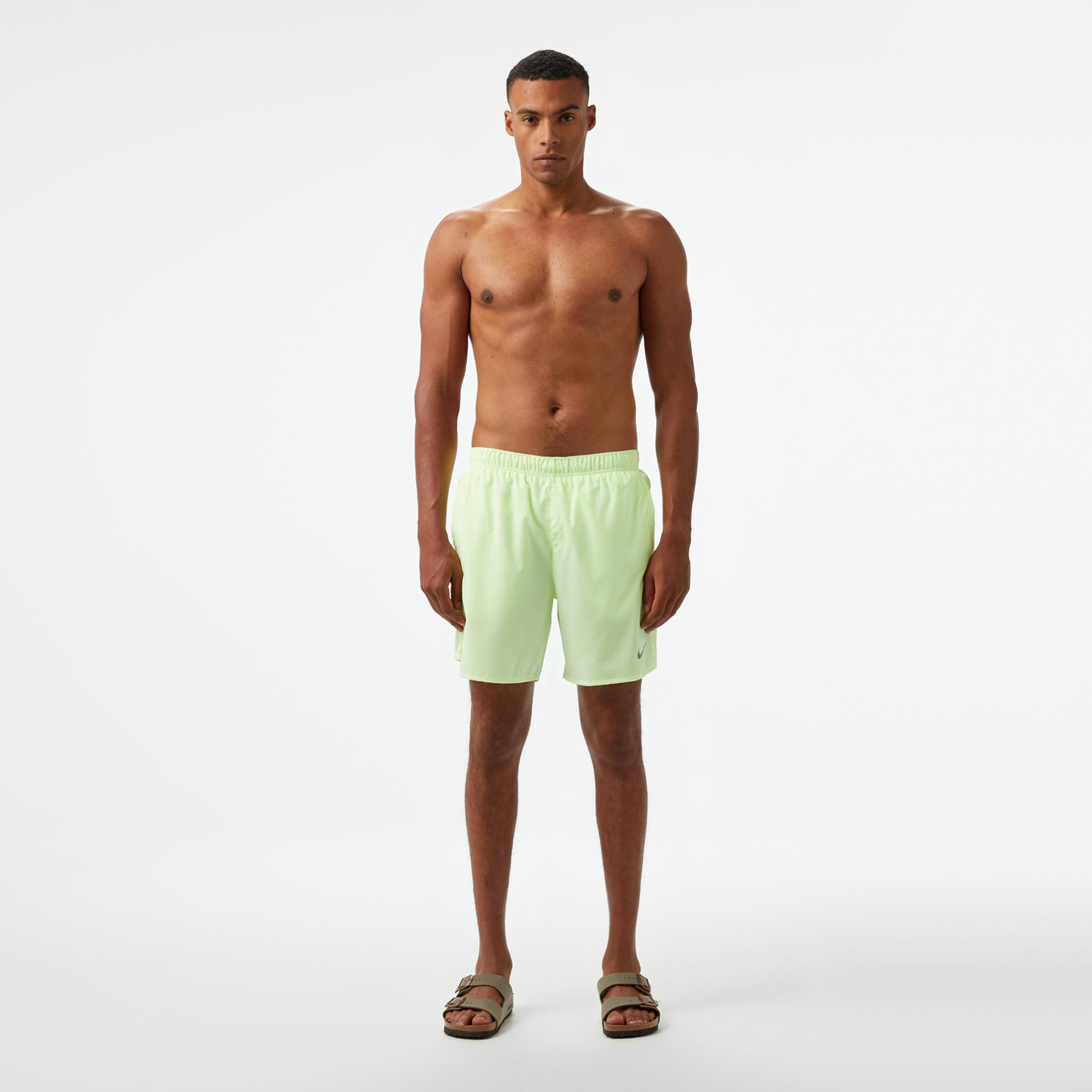 Nike Dri-Fit Challenger Erkek Sarı Şort