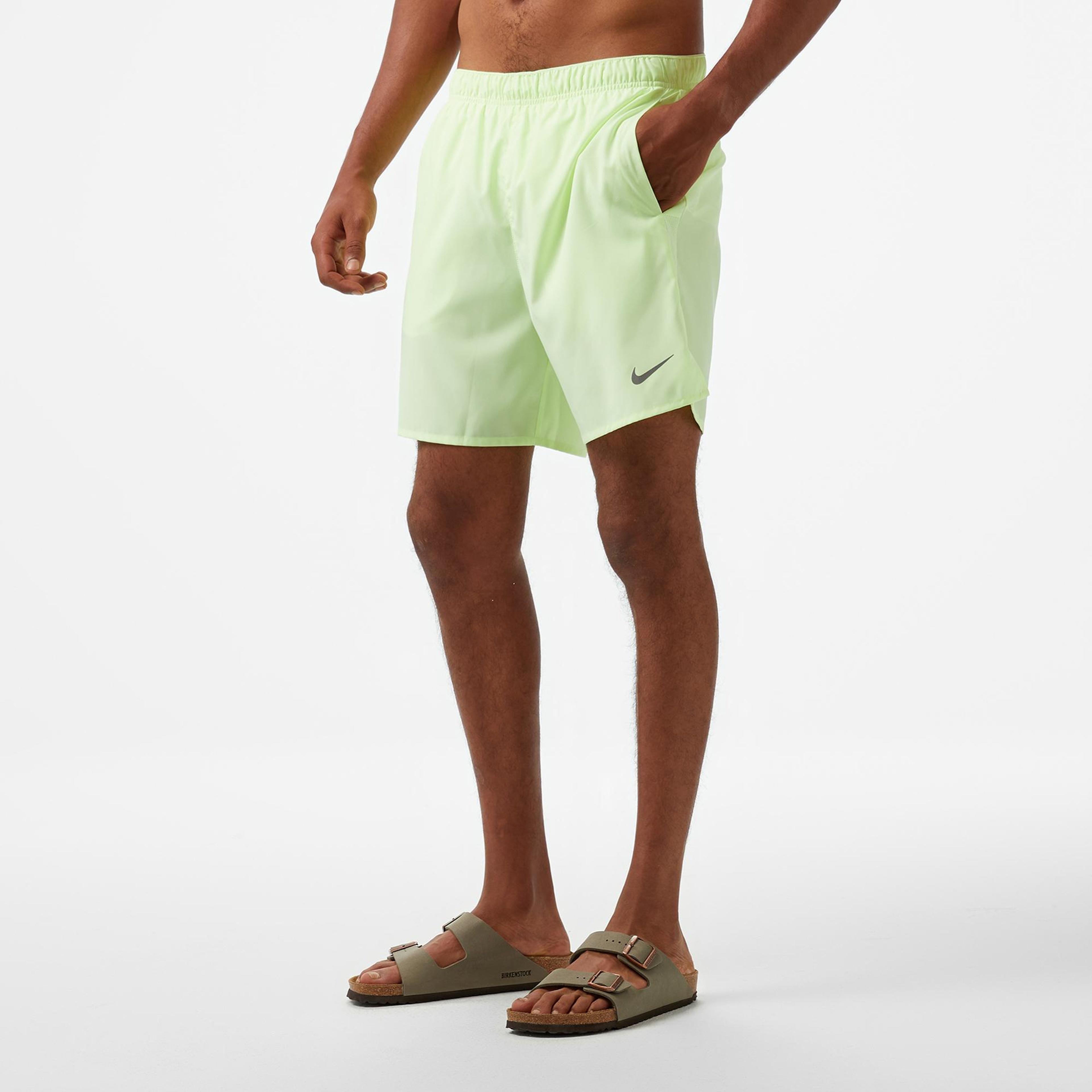 Nike Dri-Fit Challenger Erkek Sarı Şort