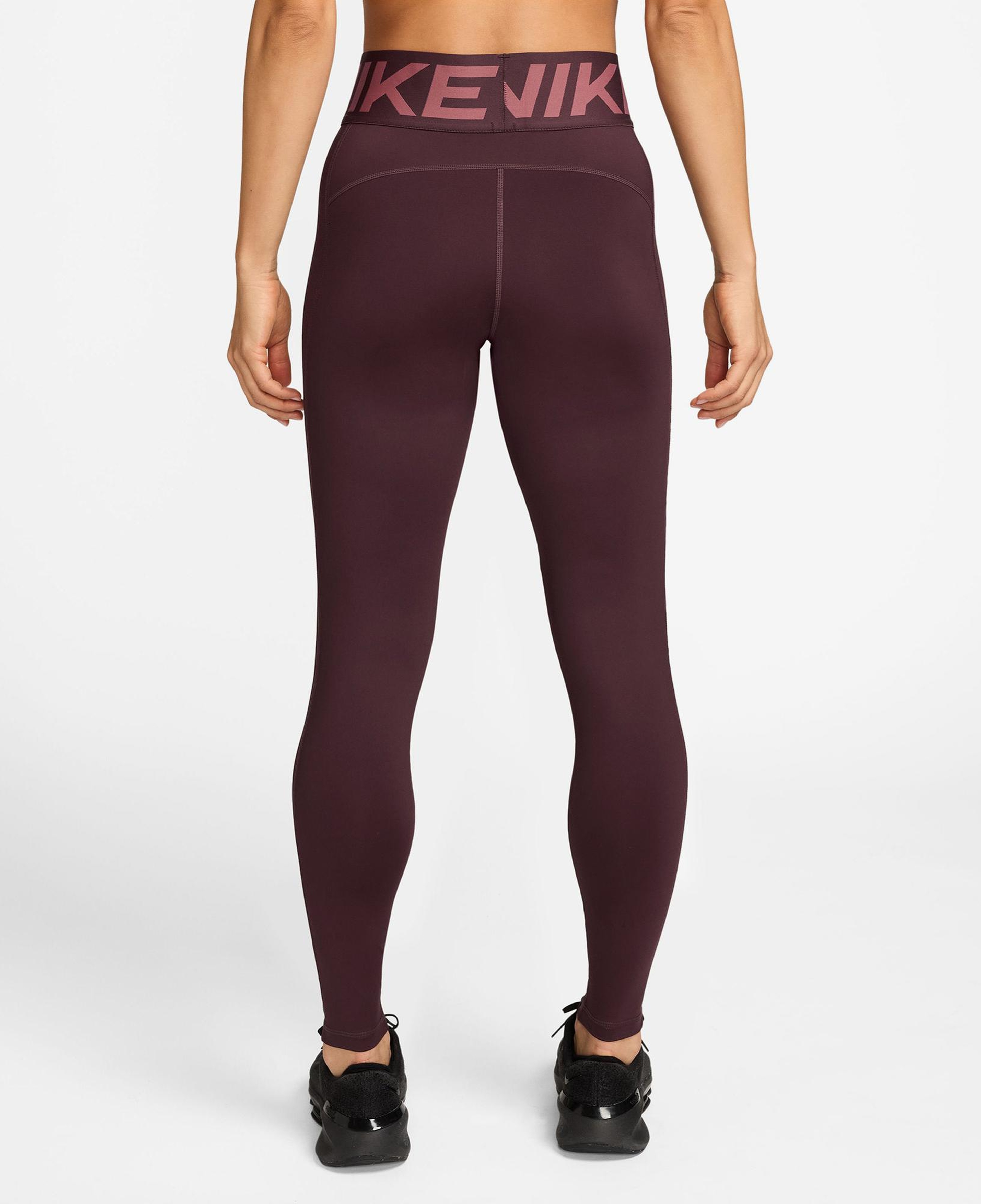 Nike Pro Sculpt Dri-Fit Kadın Bordo Tayt