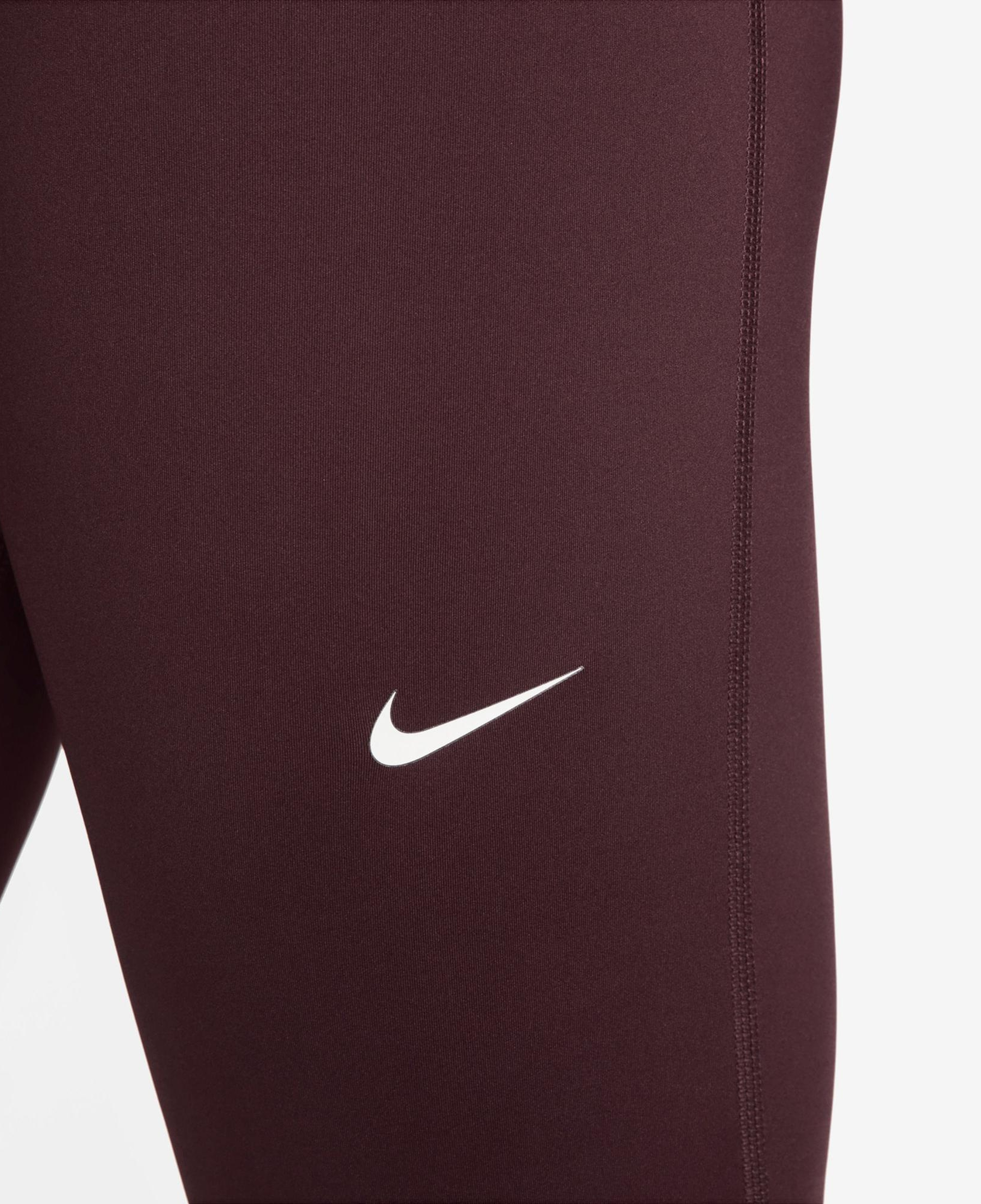Nike Pro Sculpt Dri-Fit Kadın Bordo Tayt