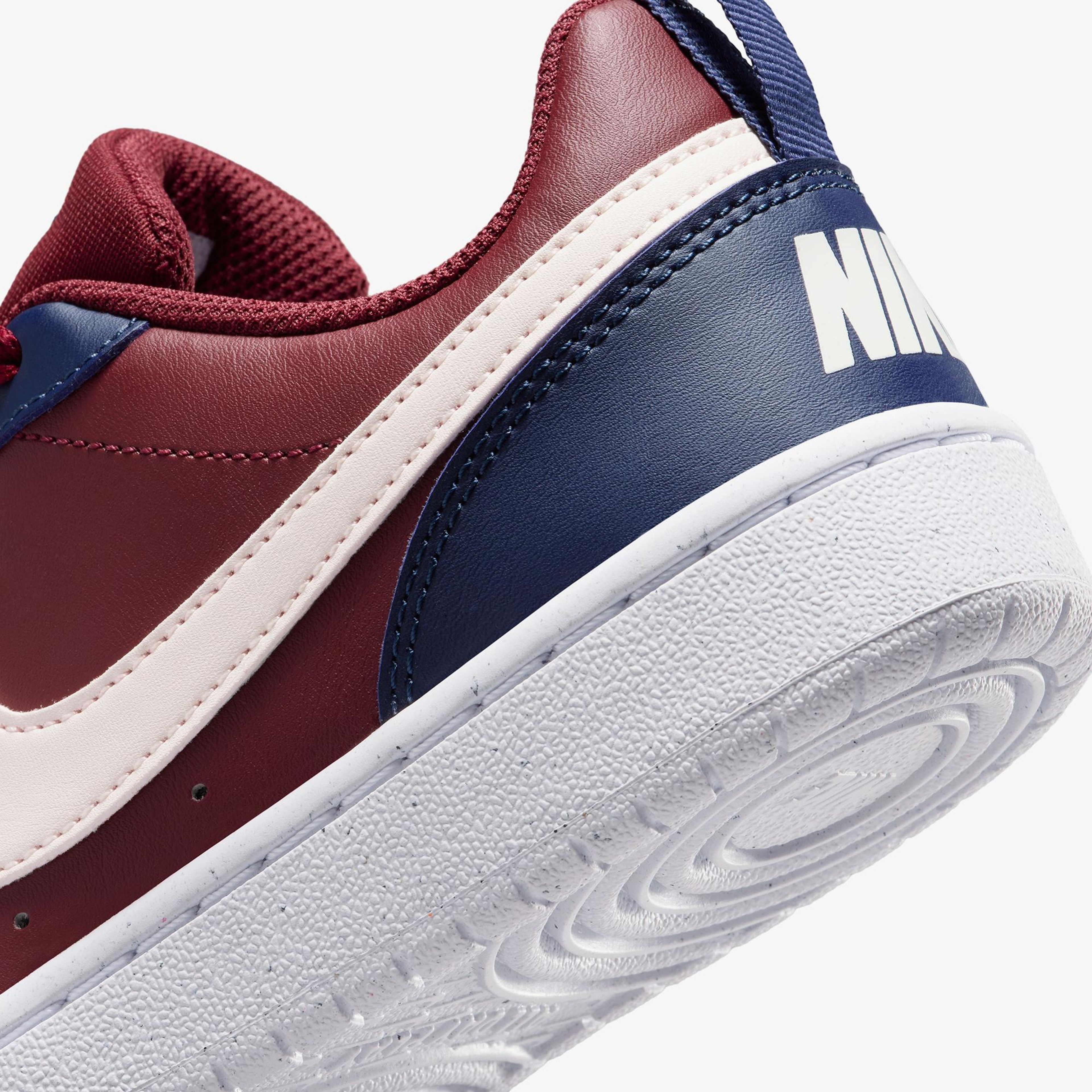 Nike Court Borough Low Recraft Bordo Spor Ayakkabı