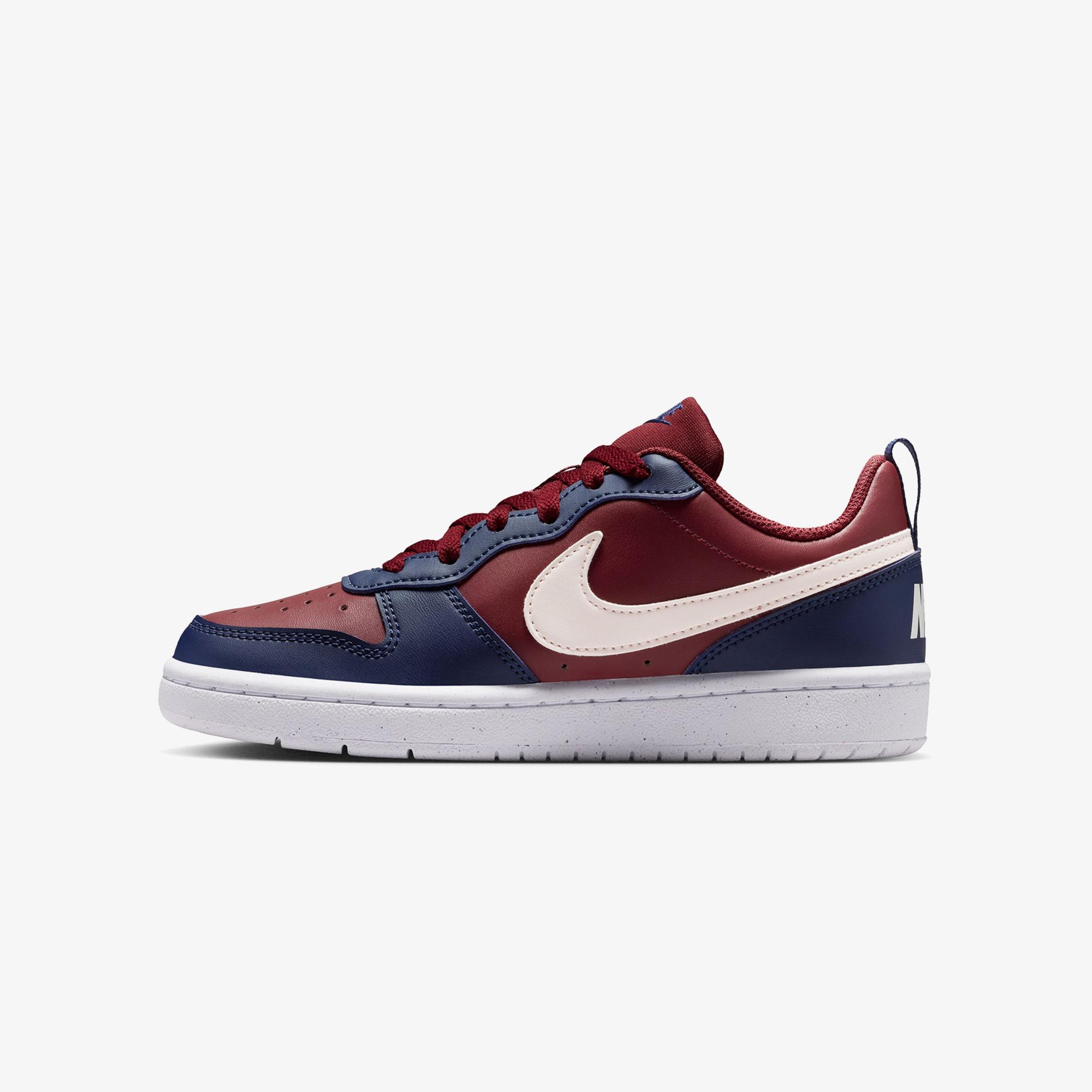 Nike Court Borough Low Recraft Bordo Spor Ayakkabı