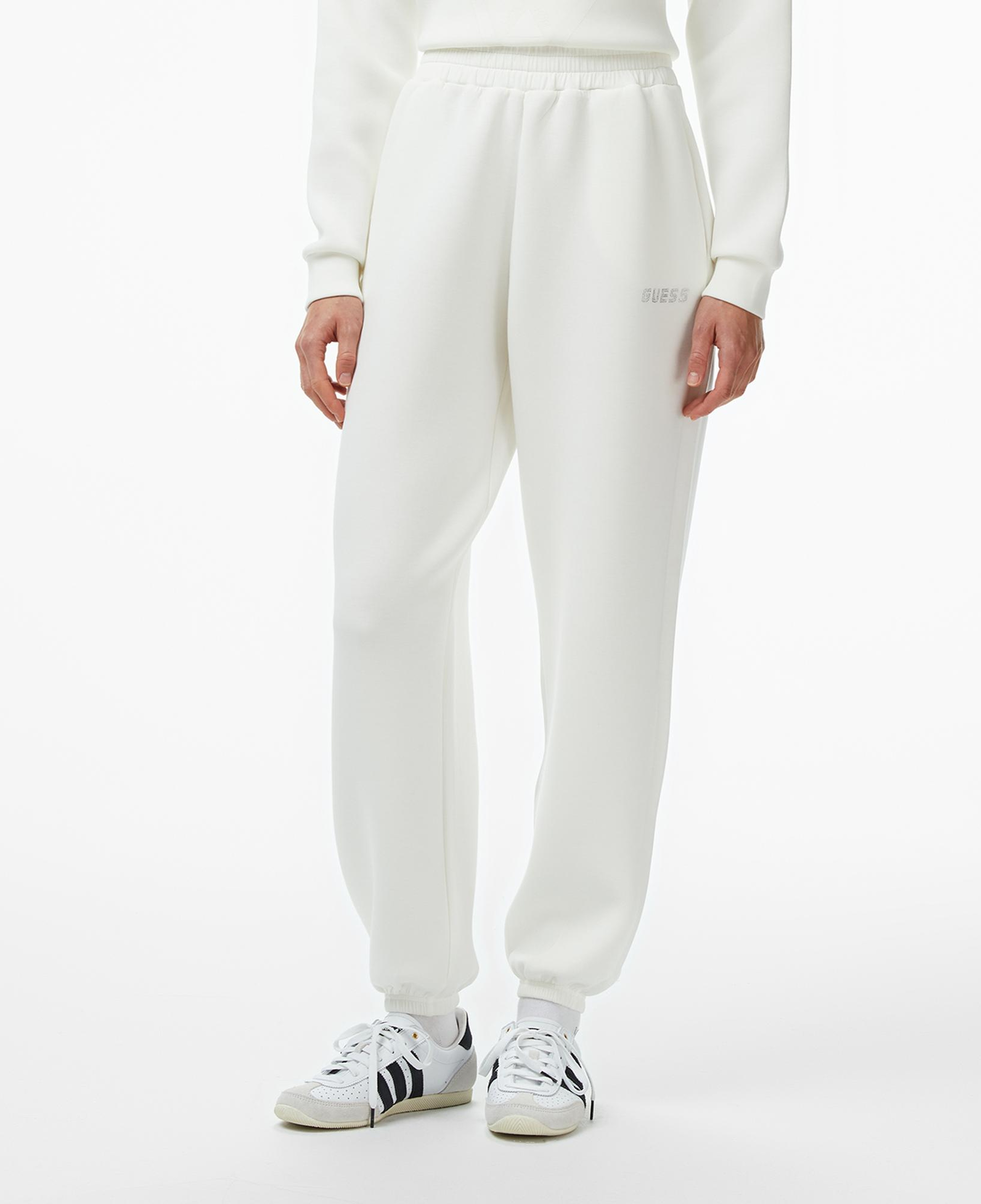 Guess Cecilia Scuba Kadın Beyaz Eşofman Altı