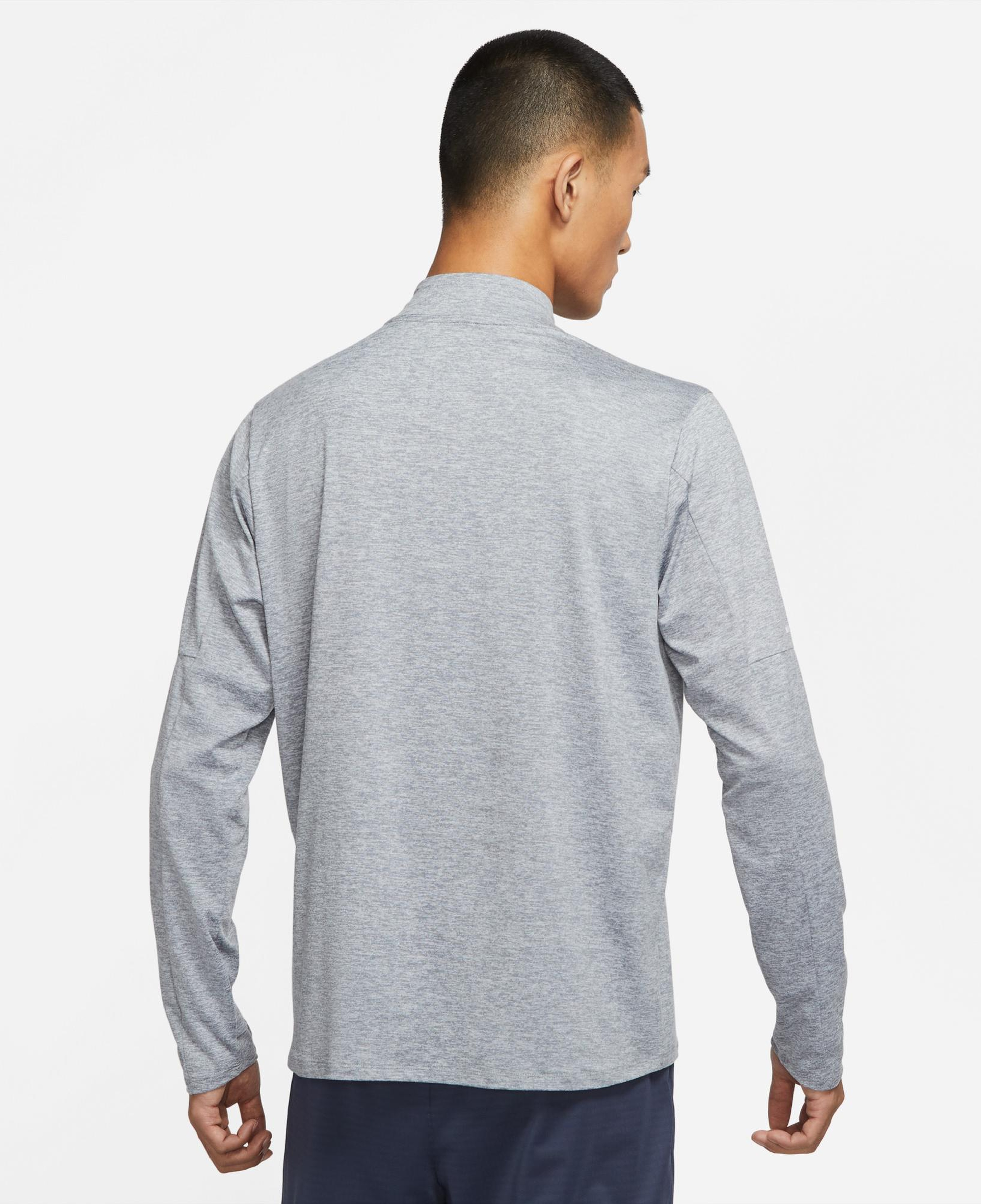 Nike Dri-Fit Element Erkek Gri Uzun Kollu T-Shirt