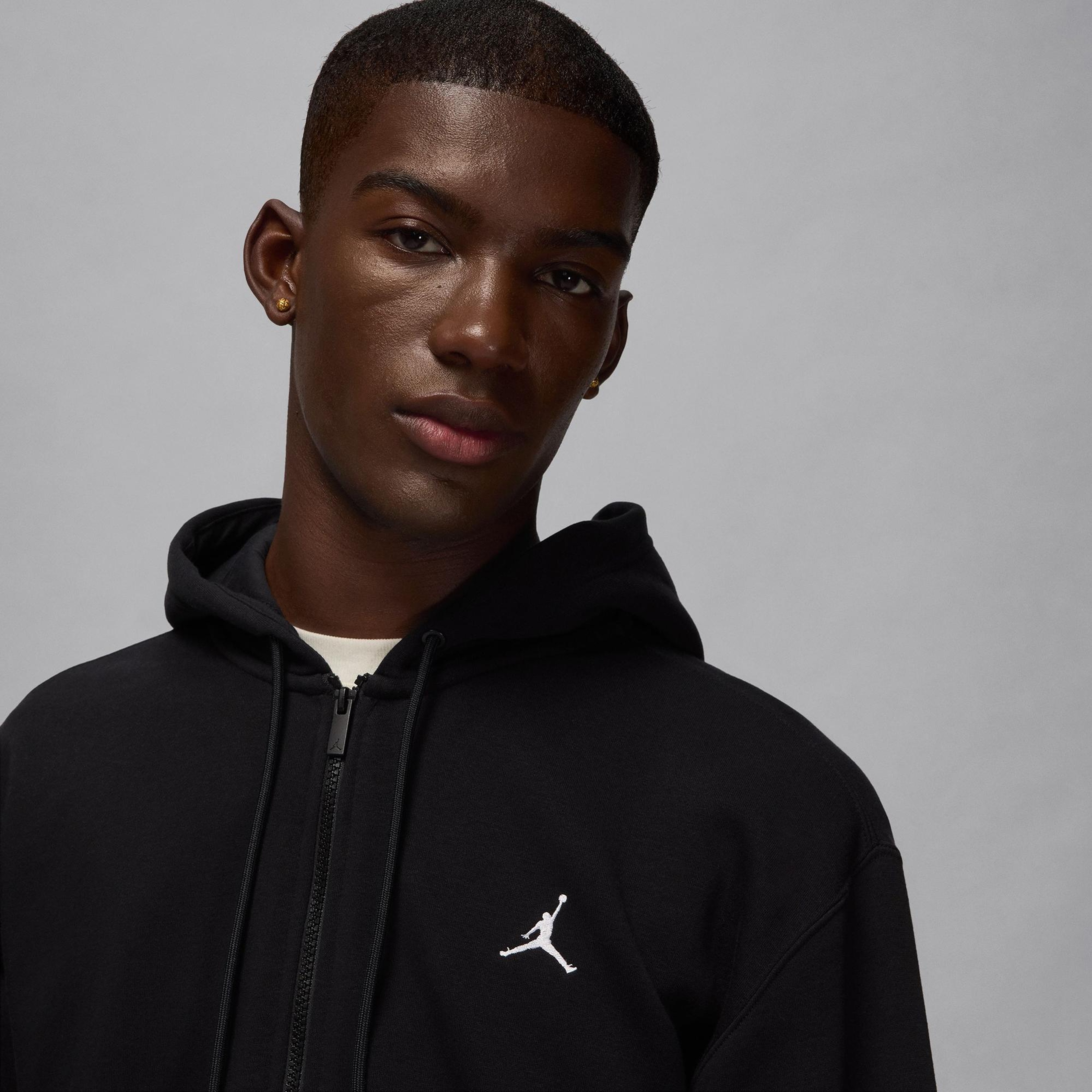 Jordan Brooklyn Fleece Erkek Siyah Hoodie