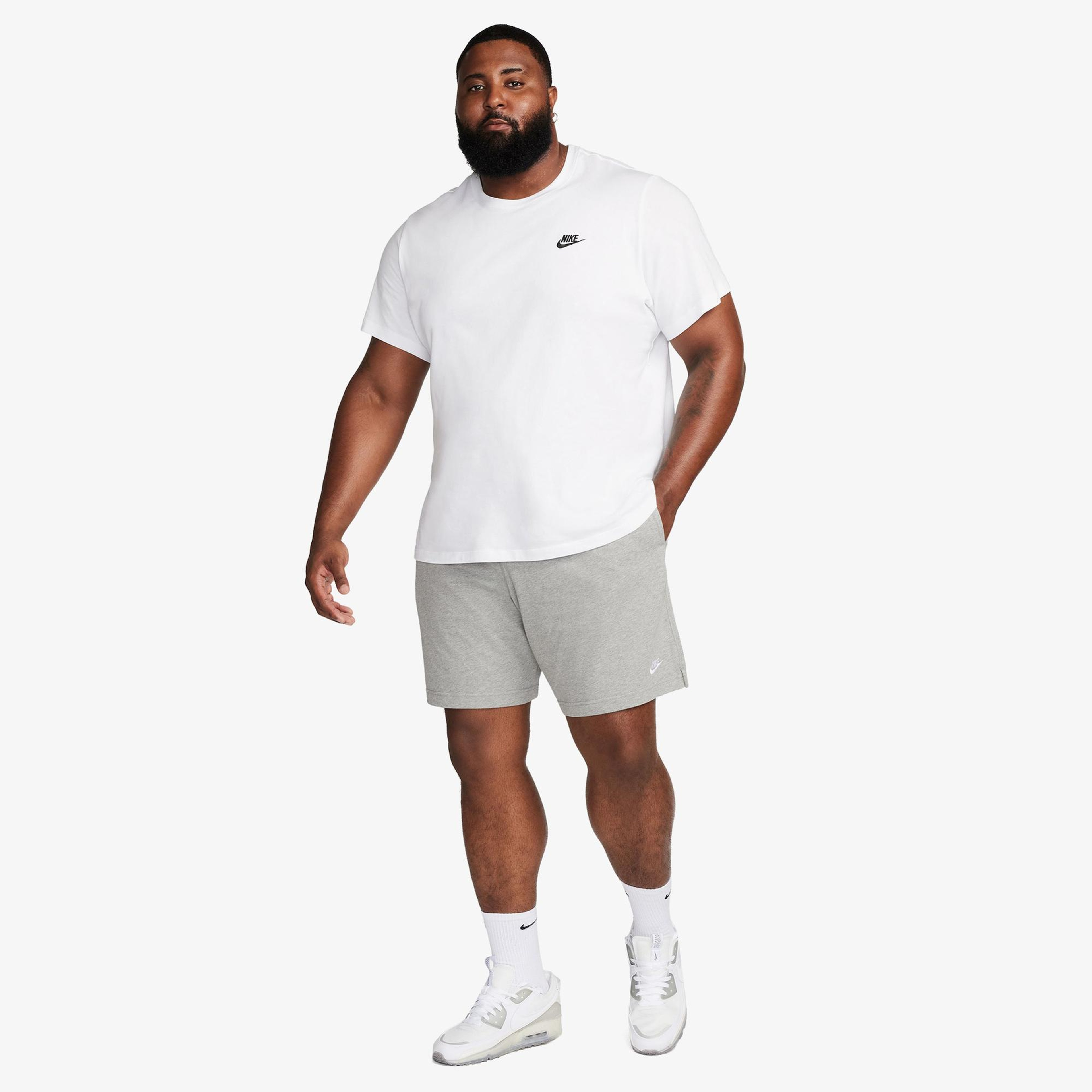 Nike Club Knit Erkek Gri Şort