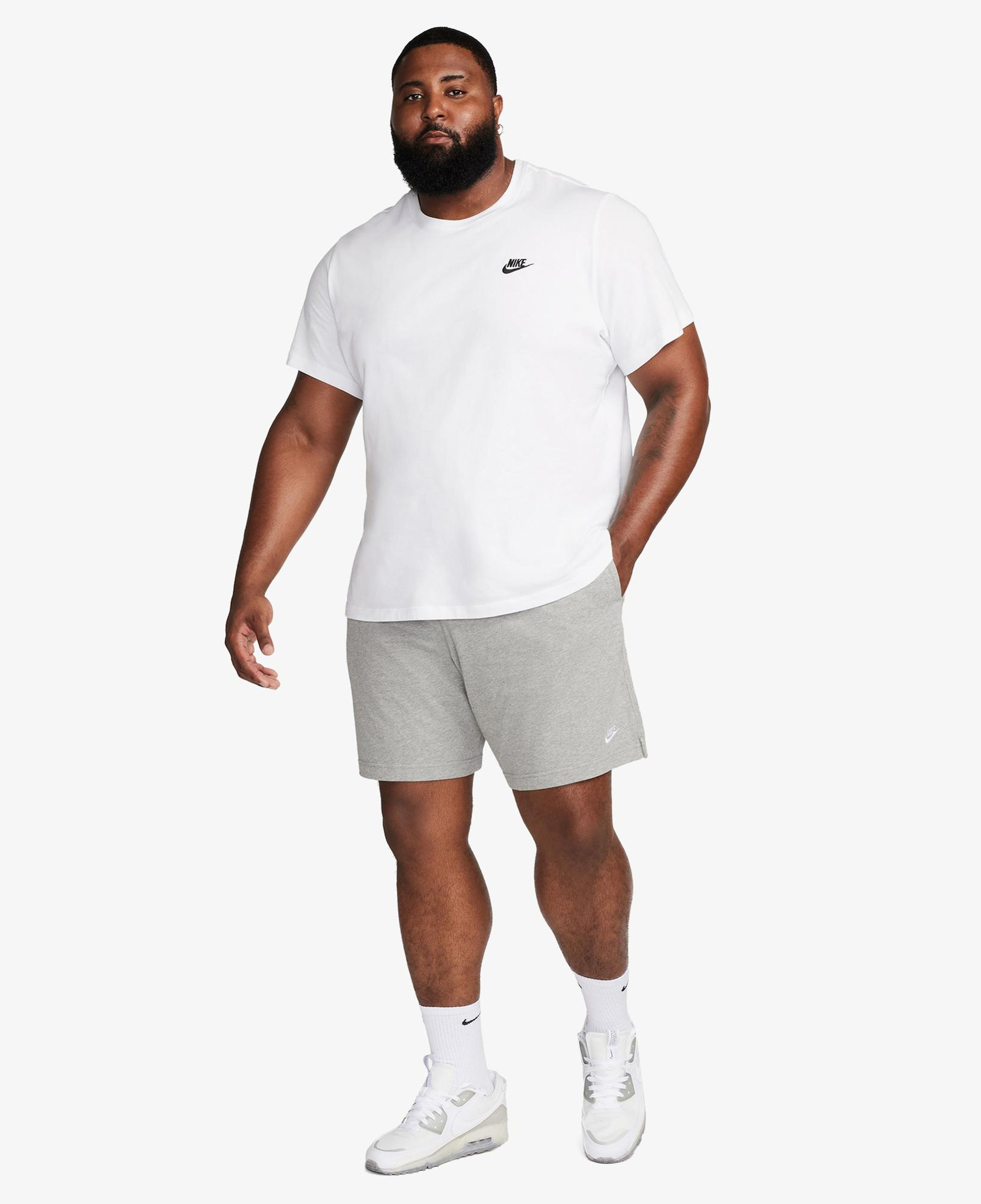 Nike Club Knit Erkek Gri Şort