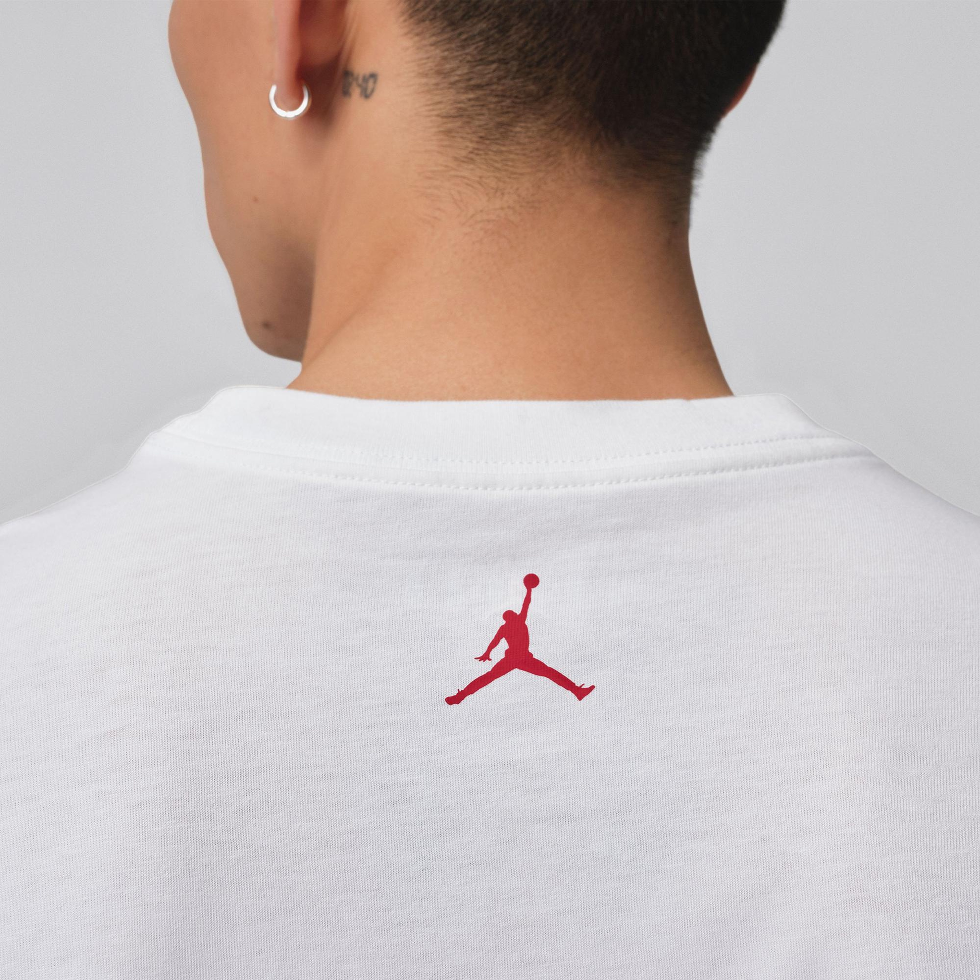 Jordan Air Crew Erkek Beyaz T-Shirt