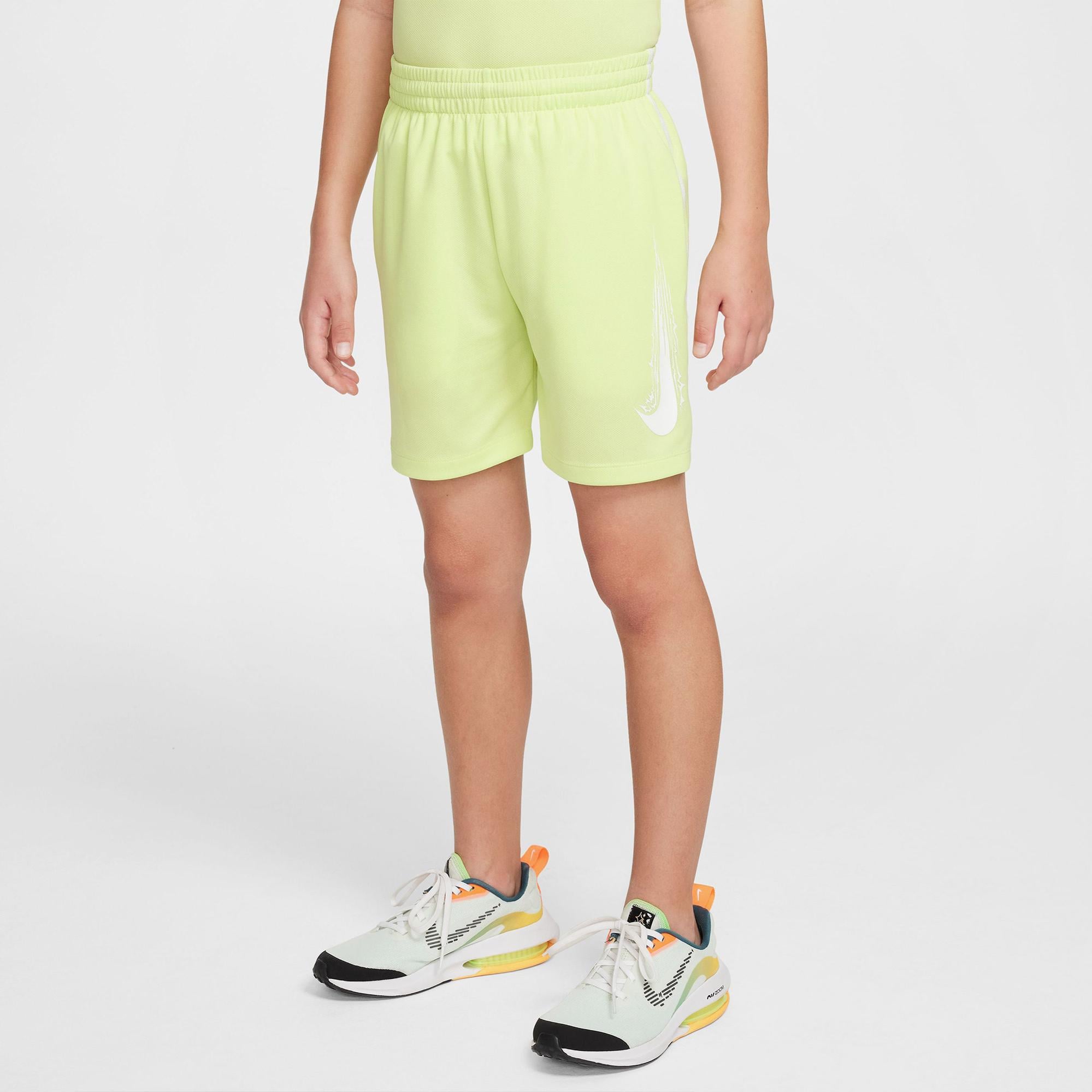 Nike Dri-Fit Multi Çocuk Sarı Şort