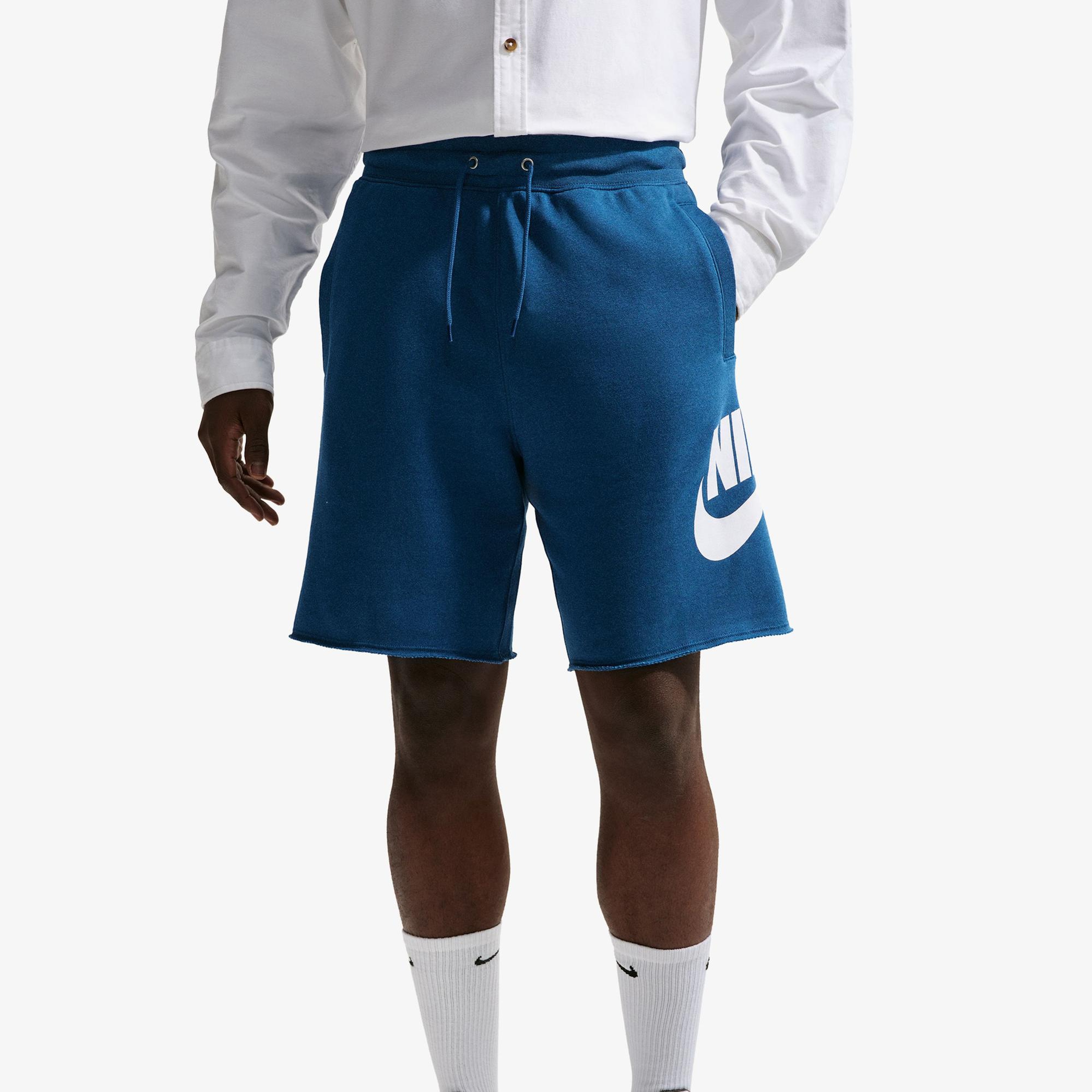 Nike Club Alumni Erkek Mavi Şort