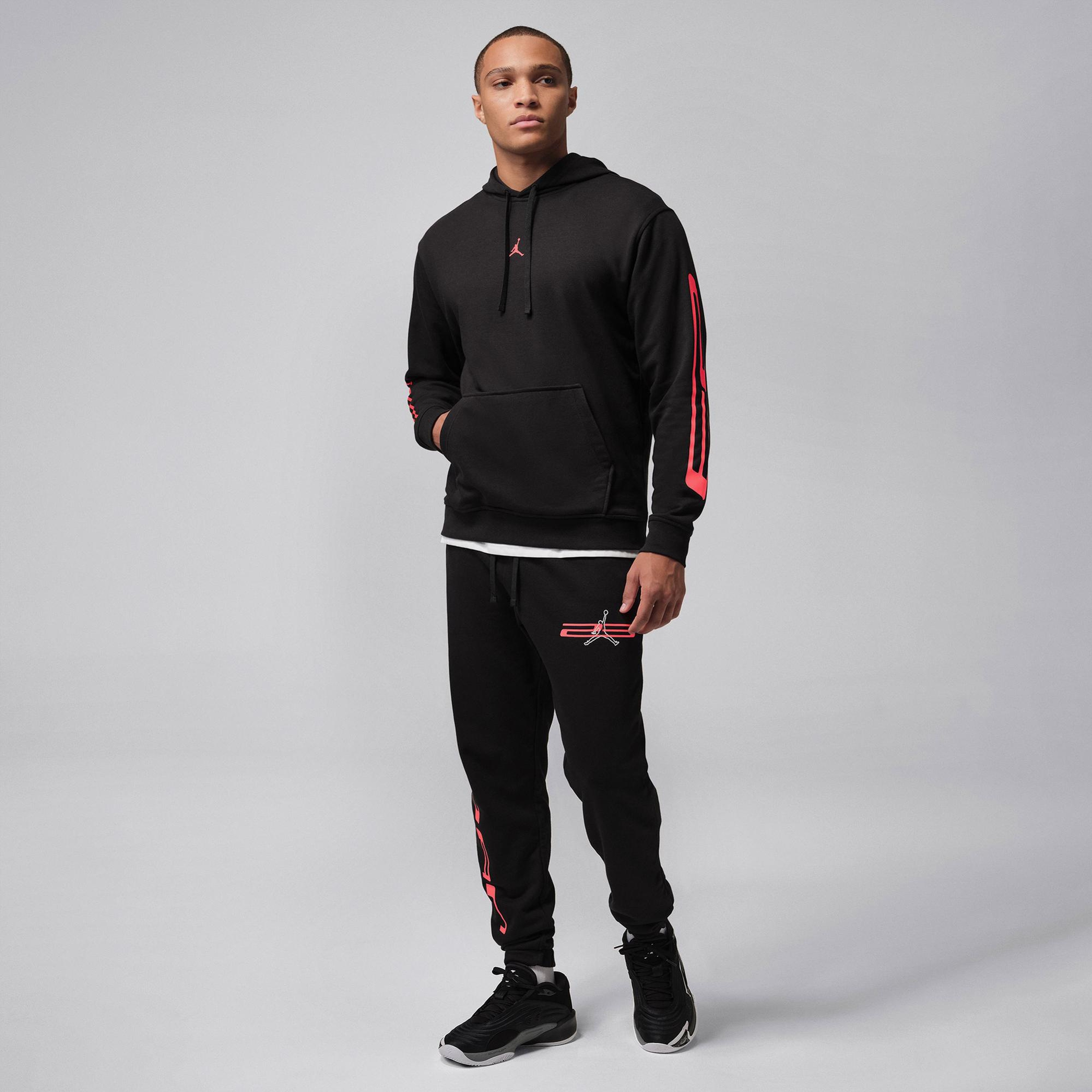 Jordan Dri-Fit Sport Crossover Fleece Erkek Siyah Eşofman Altı