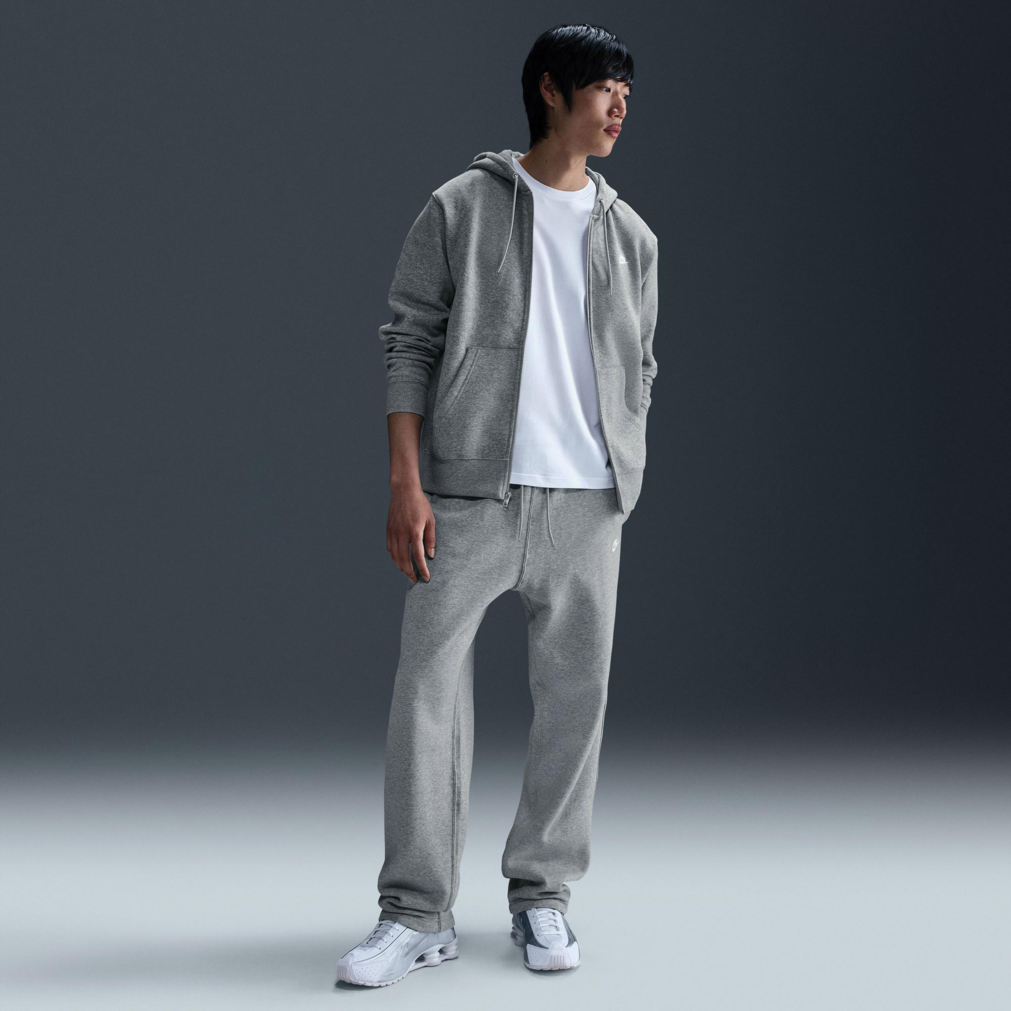 Nike Club Erkek Gri Eşofman Altı