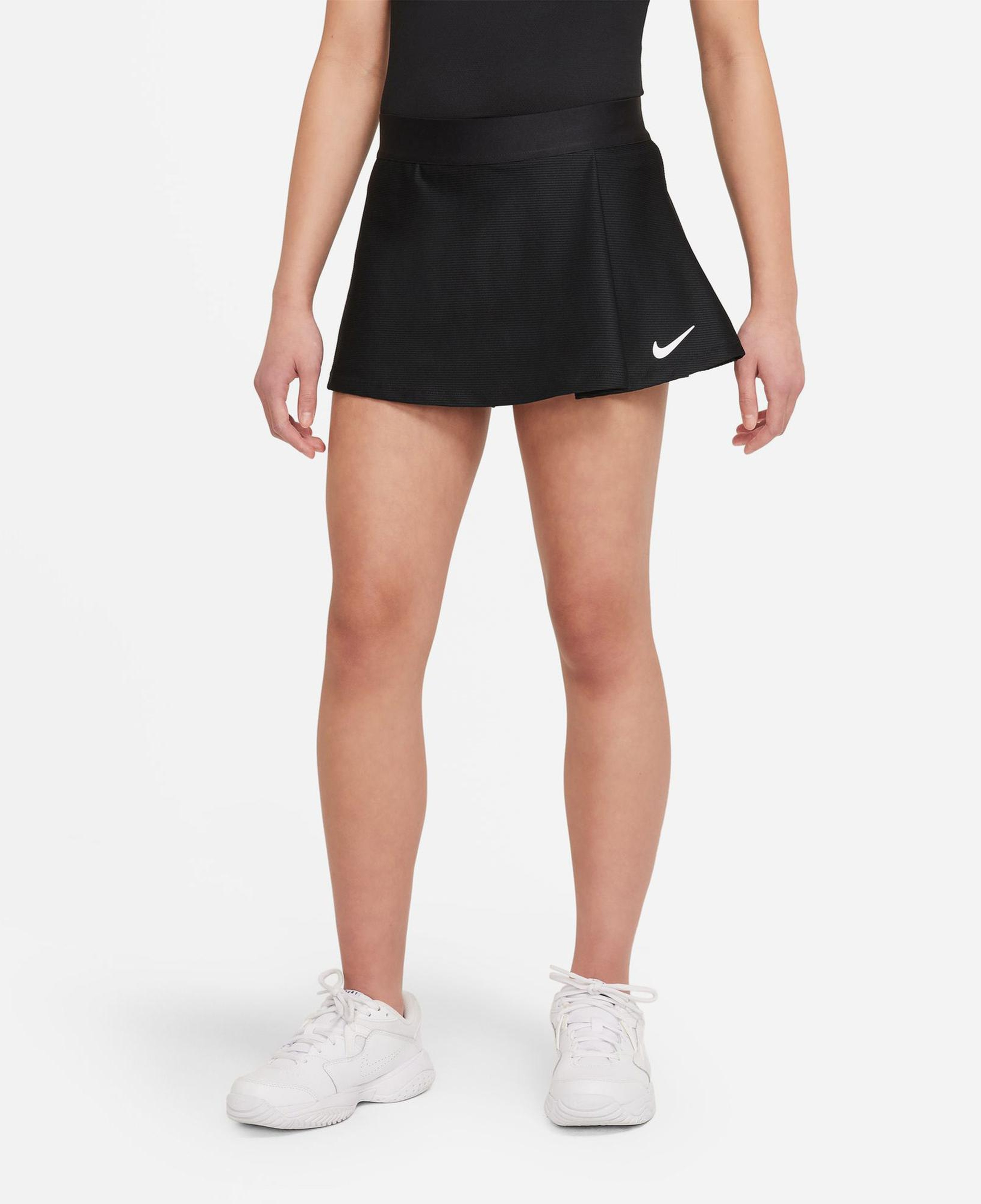 Nike Court Victory Tennis Çocuk Siyah Etek