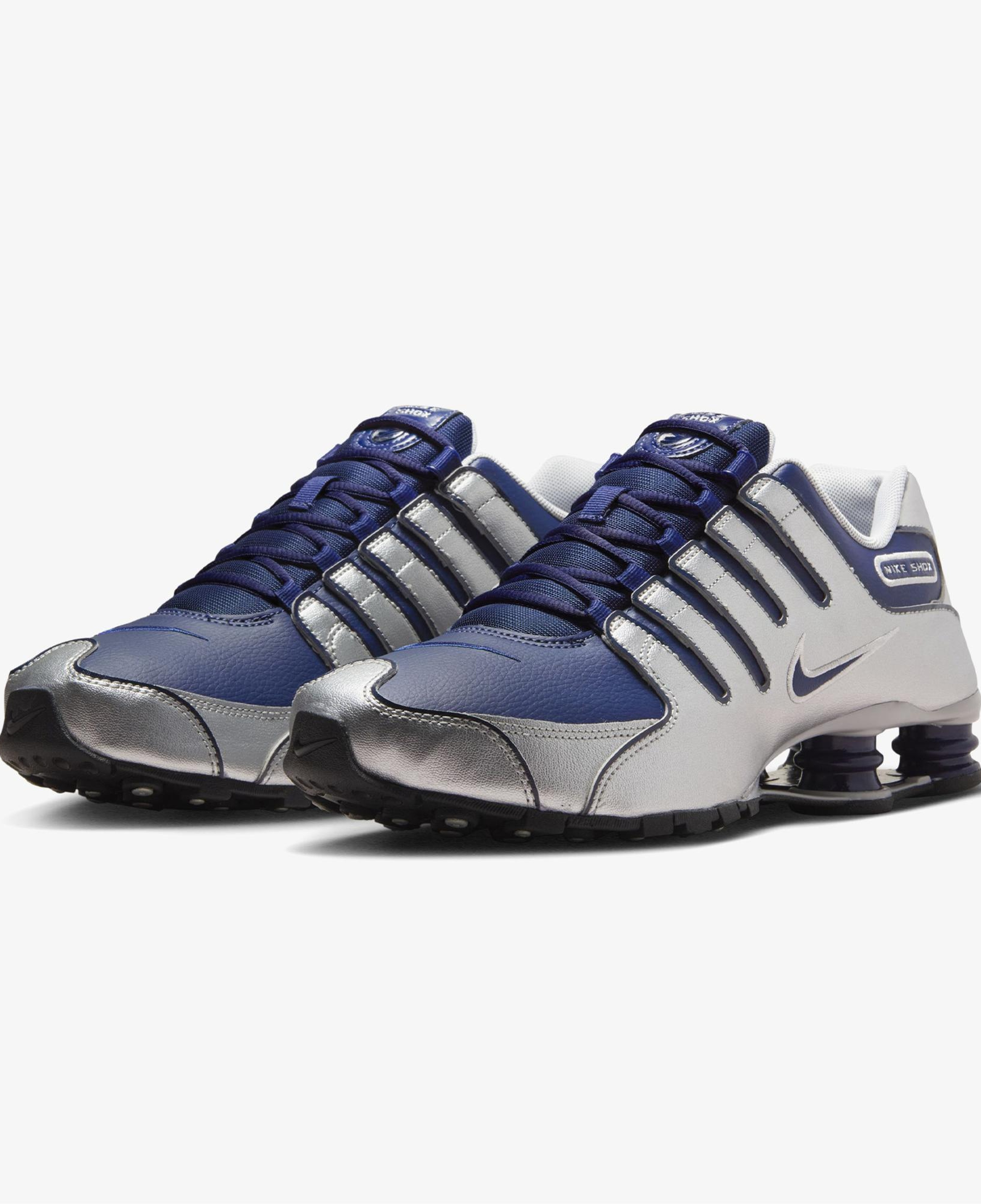 Nike Shox Erkek Lacivert Spor Ayakkabı