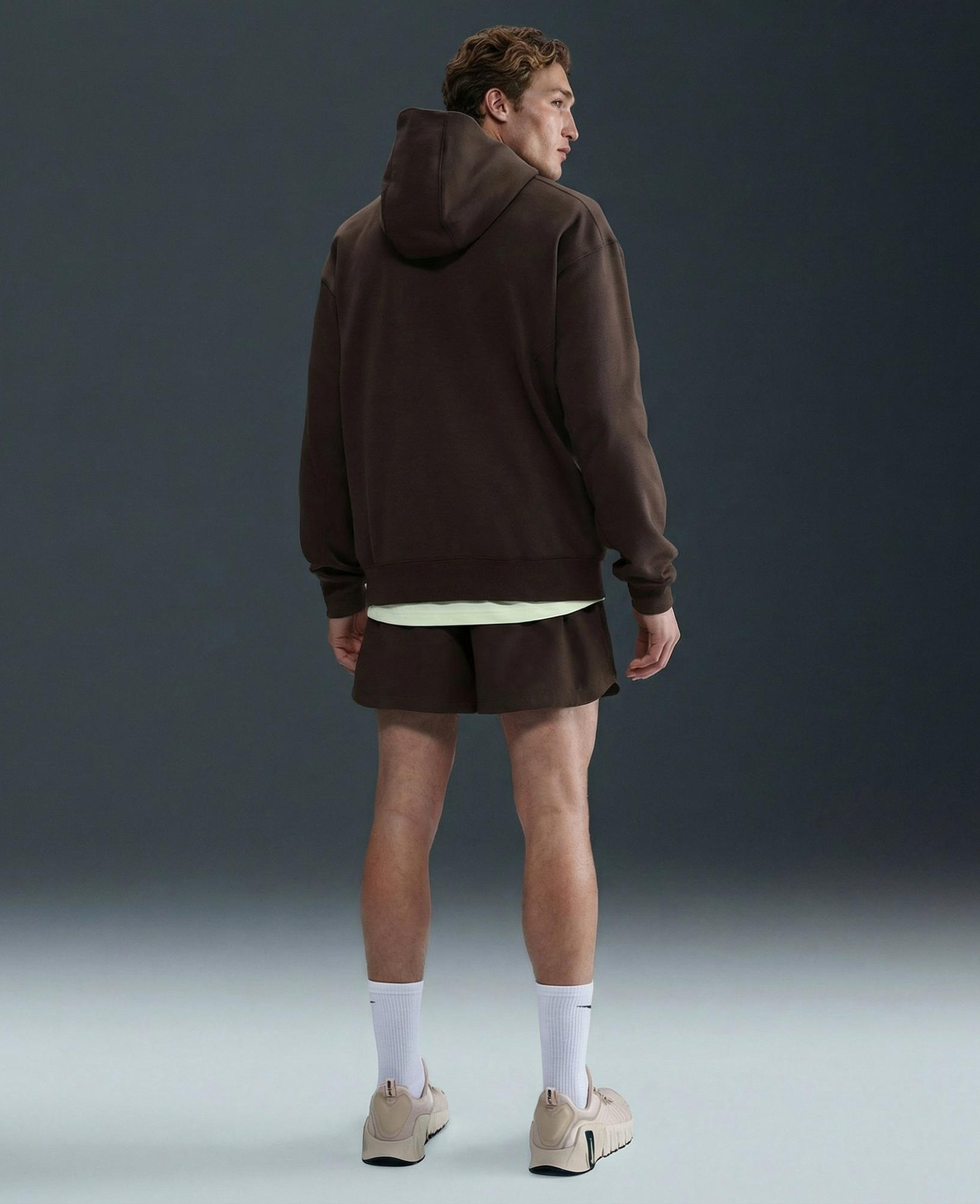 Nike Pro Dri-Fit Midlayer Erkek Kahverengi Hoodie